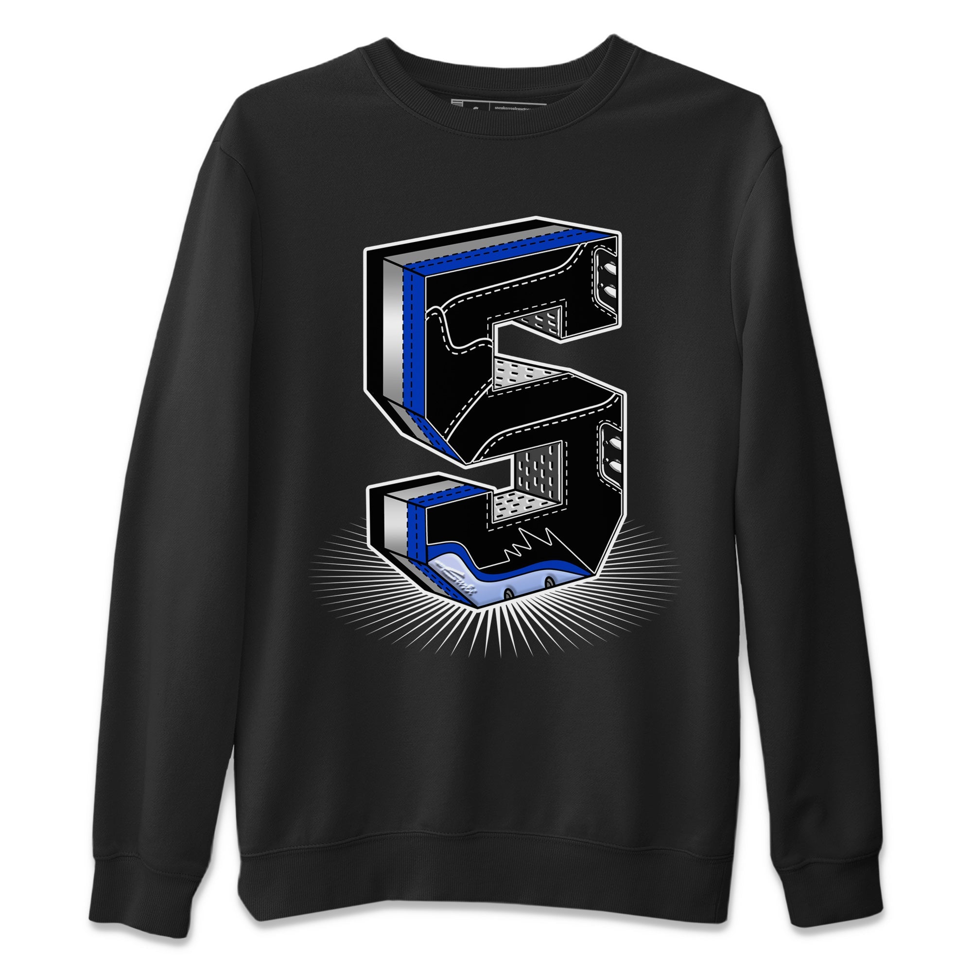 Five Statue Unisex Tops - Air Jordan 5 Racer Blue