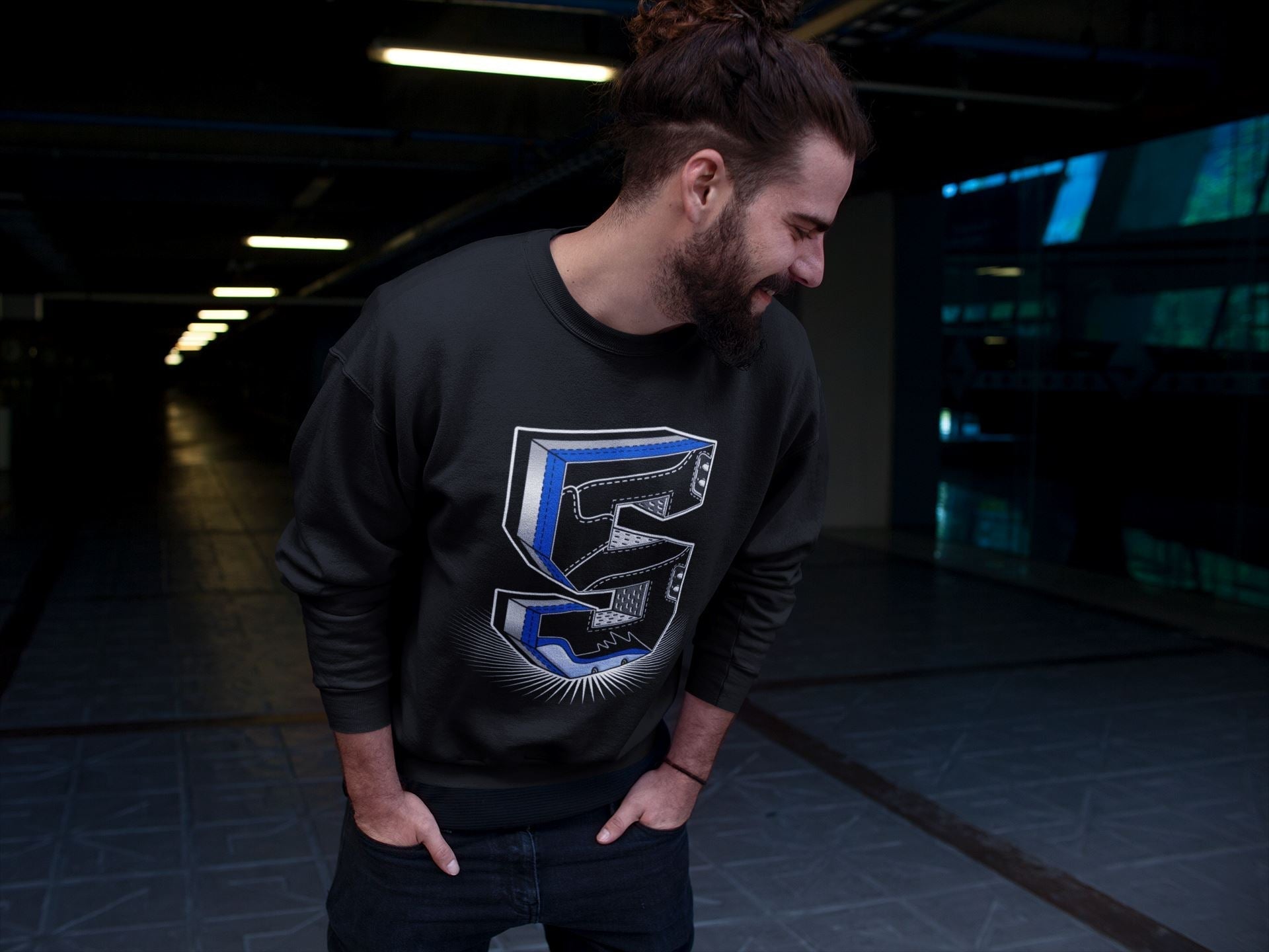 Five Statue Unisex Tops - Air Jordan 5 Racer Blue