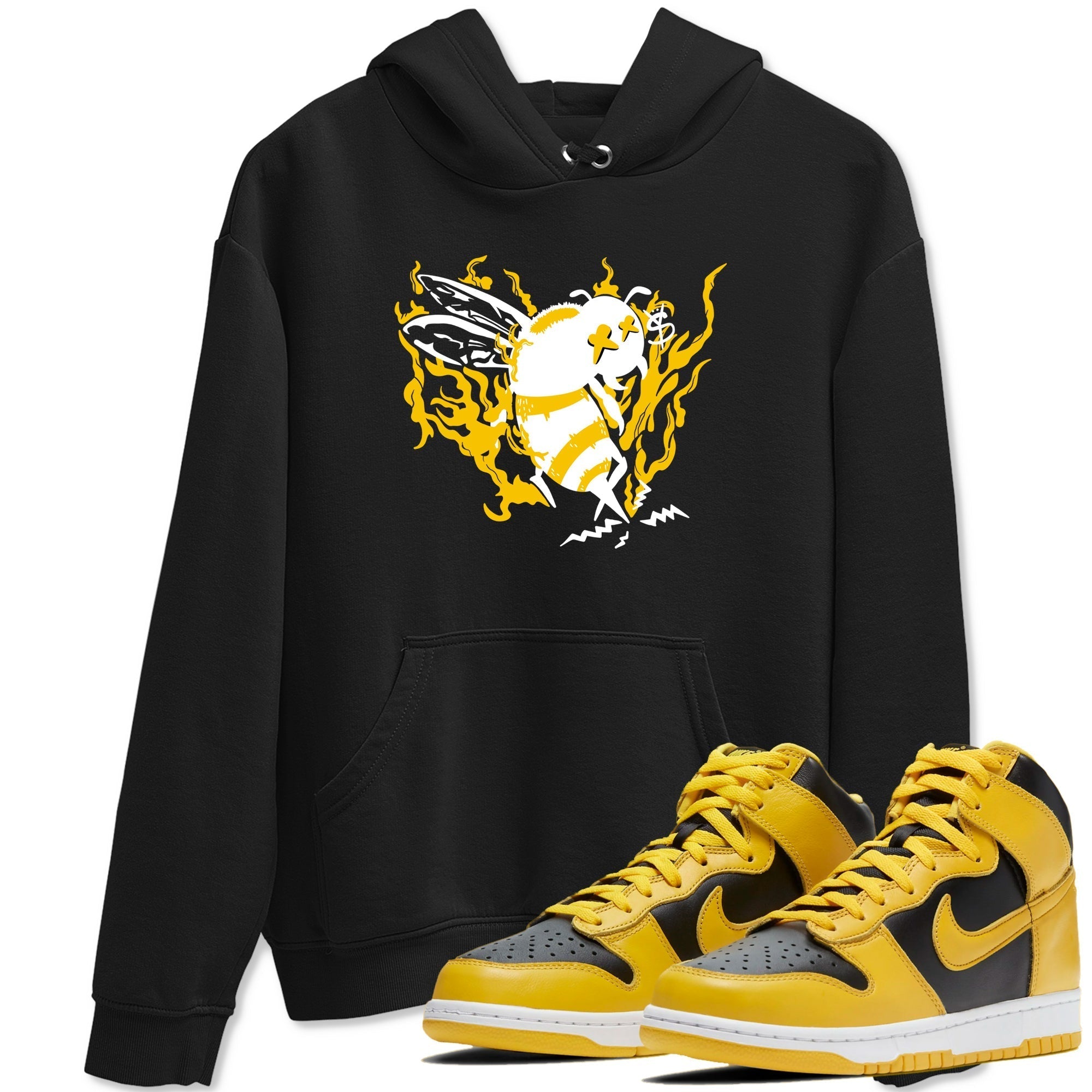Flame Bee snkmatch Tees - Dunk High Pollen