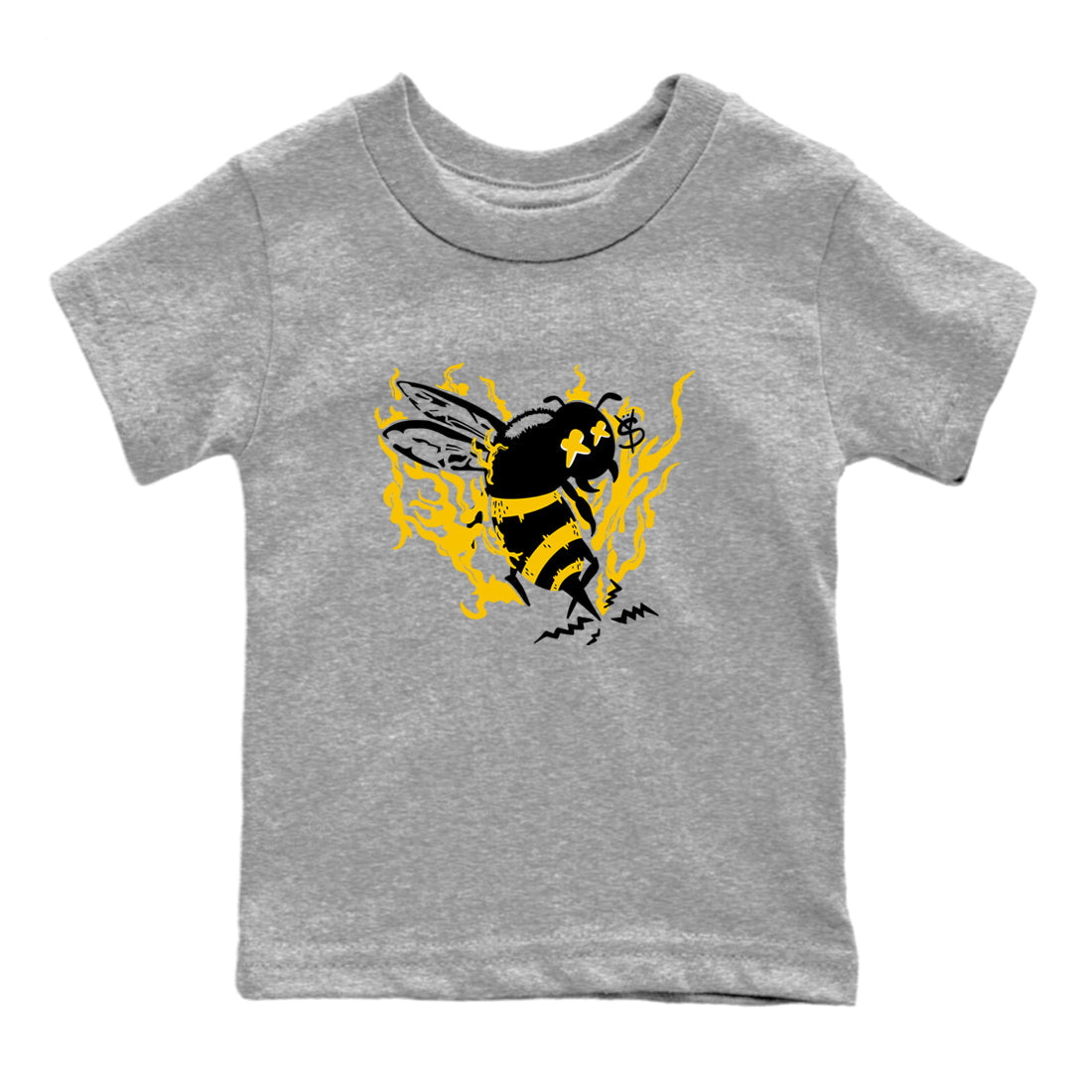 Flame Bee snkmatch Tees Kids - Dunk High Pollen