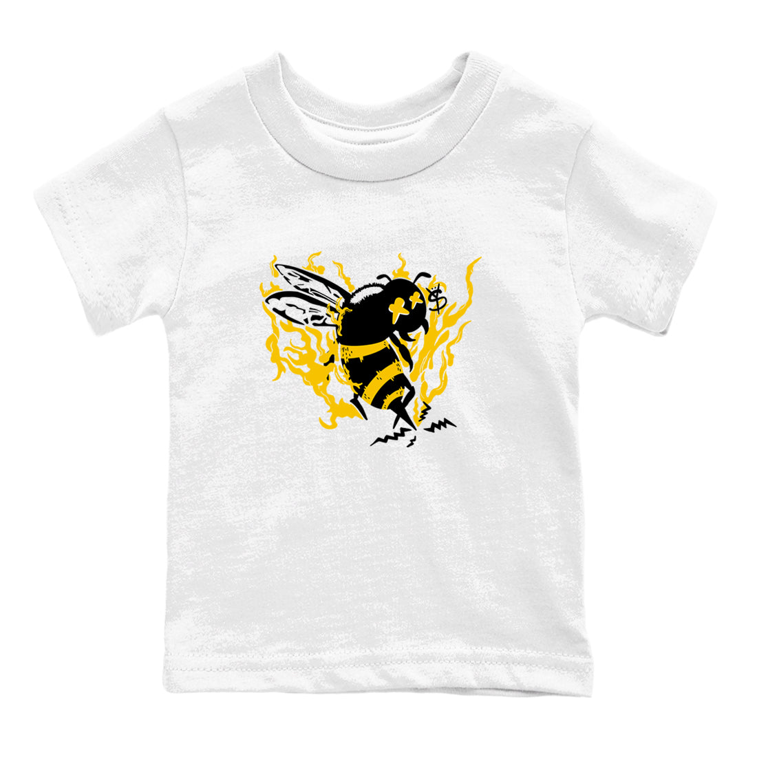 Flame Bee snkmatch Tees Kids - Dunk High Pollen