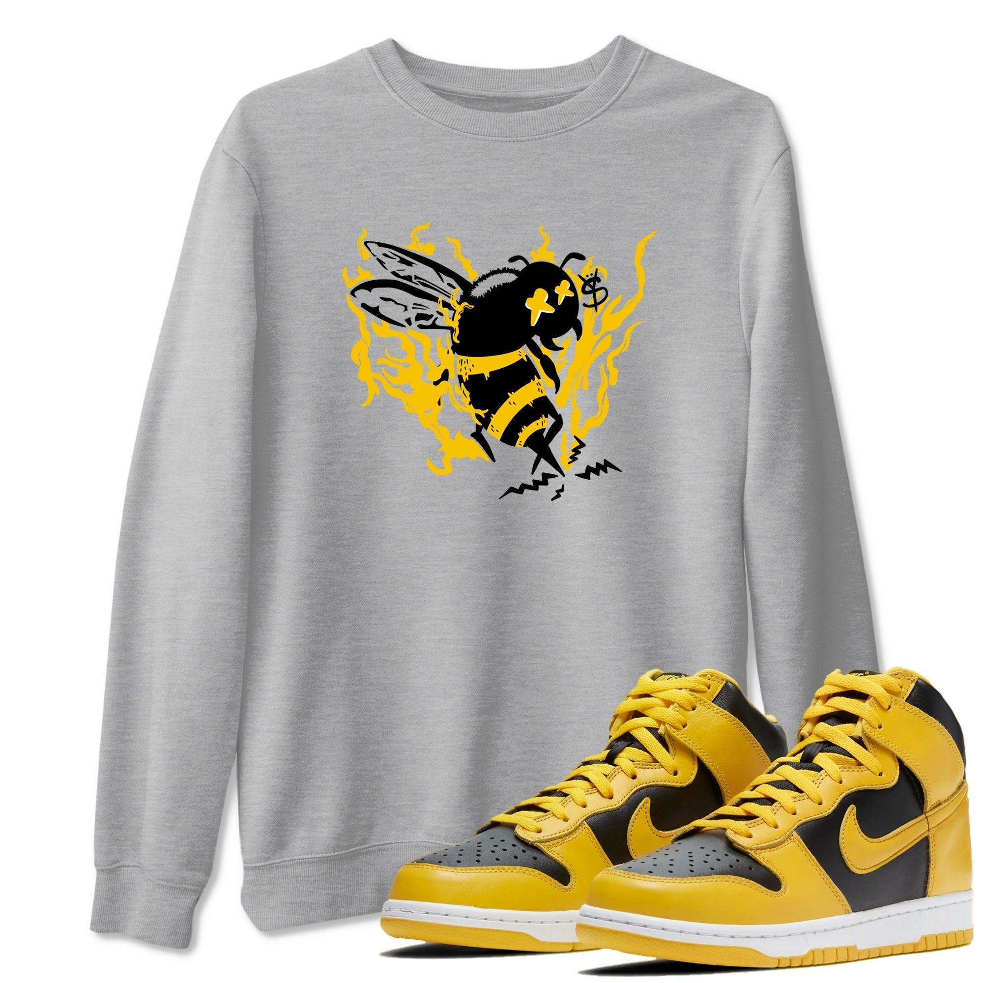 Flame Bee snkmatch Tees - Dunk High Pollen