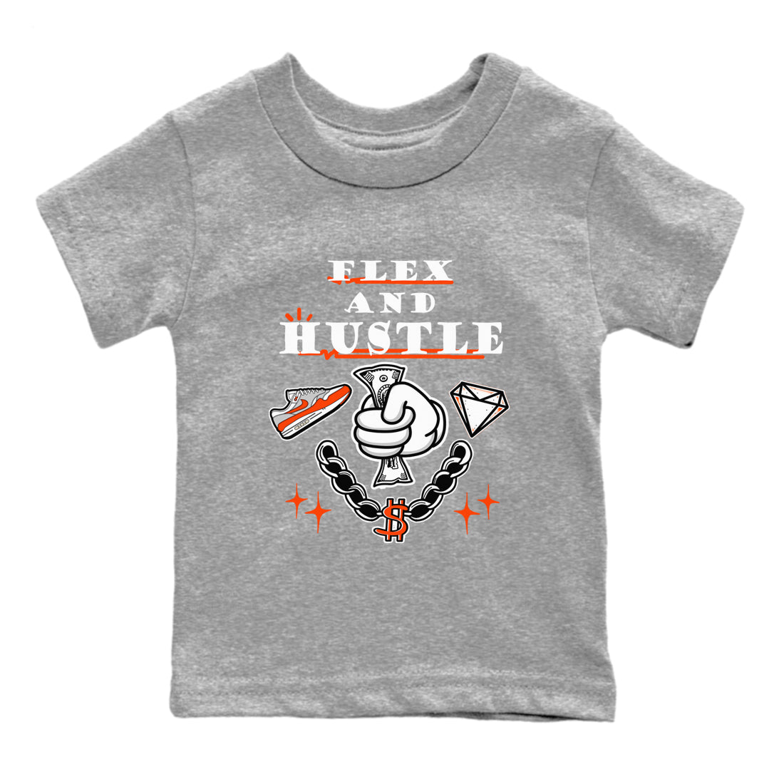 Flex And Hustle snkmatch Tees Kids - Air Max 1 Cosmic Clay