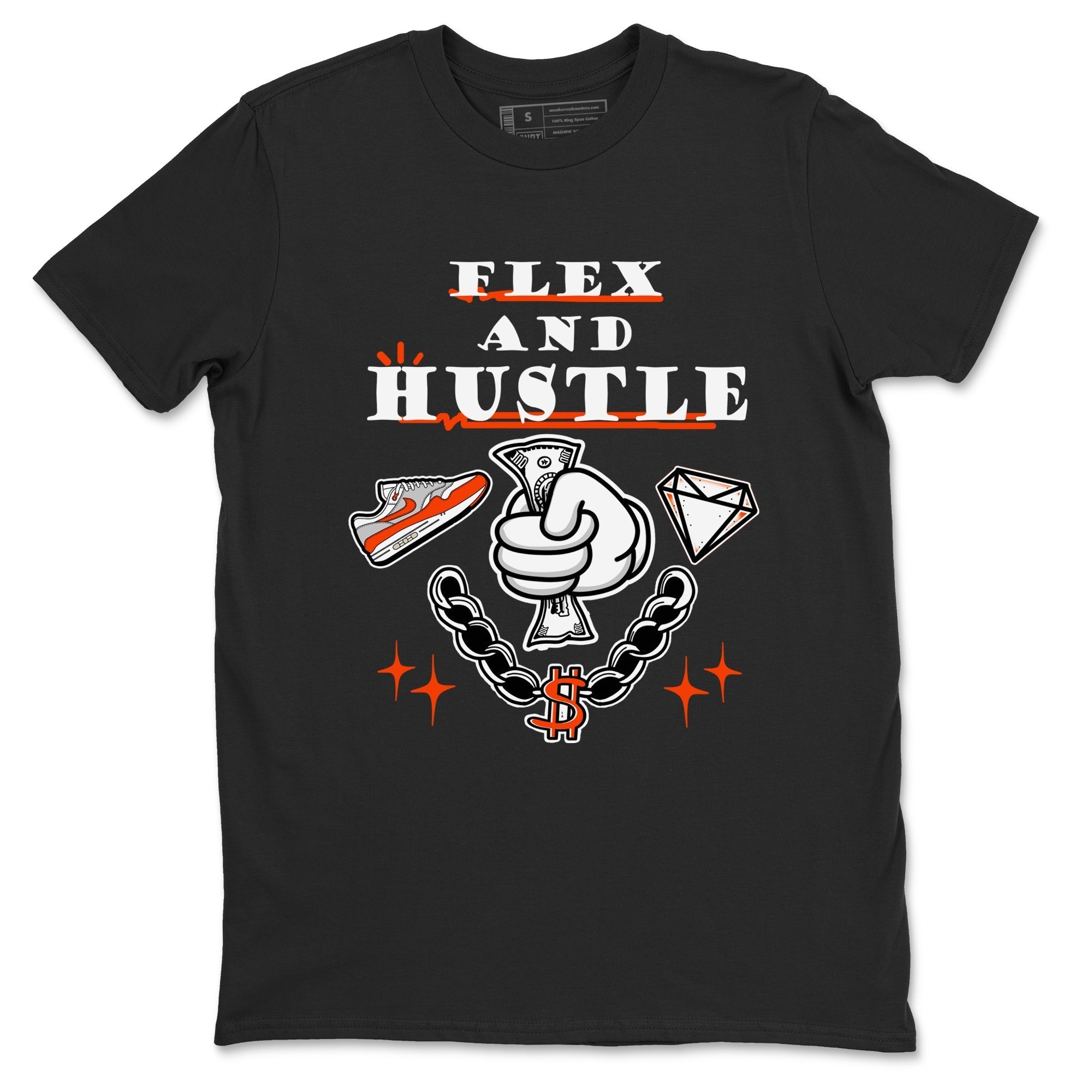 Flex And Hustle snkmatch Tees - Air Max 1 Cosmic Clay