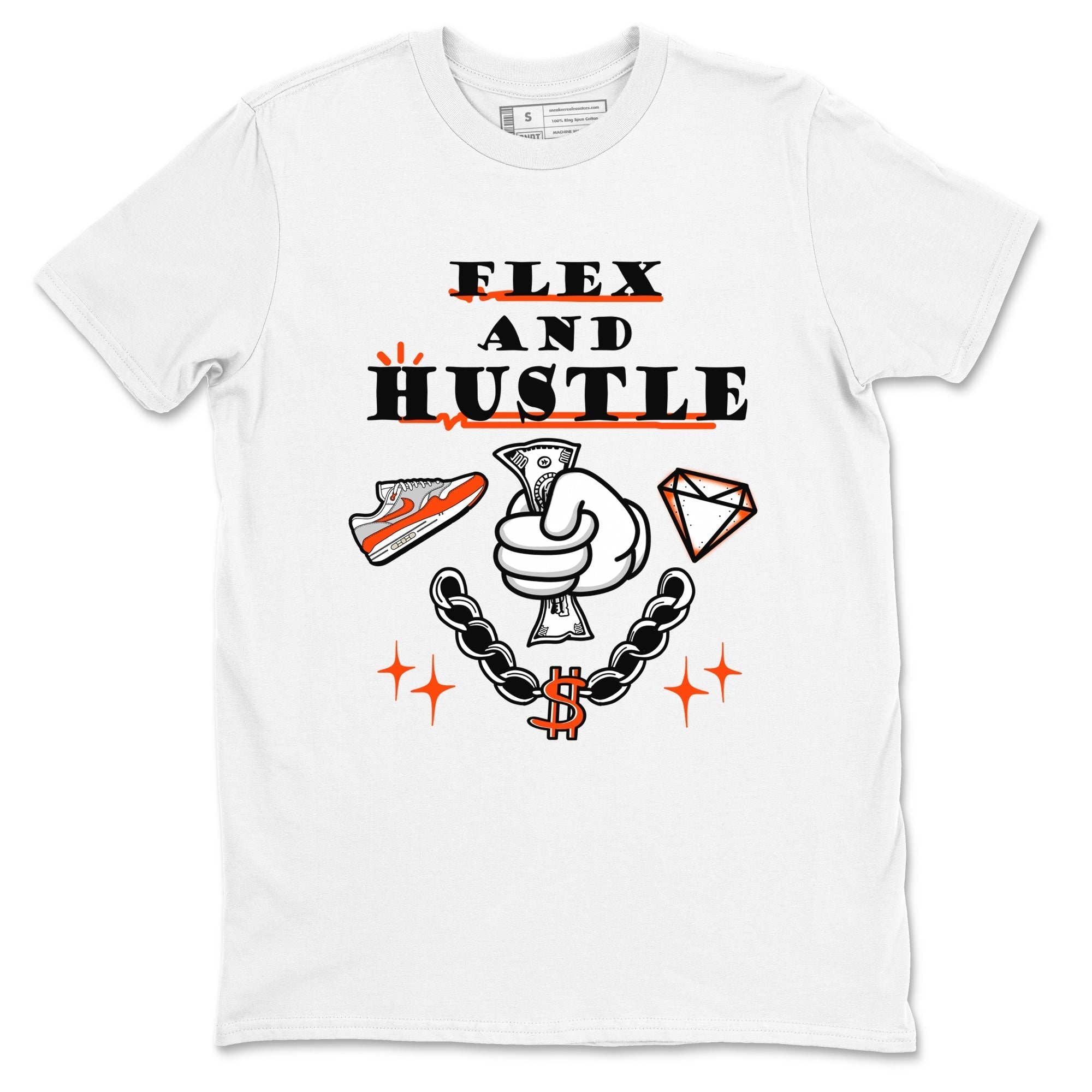 Flex And Hustle snkmatch Tees - Air Max 1 Cosmic Clay