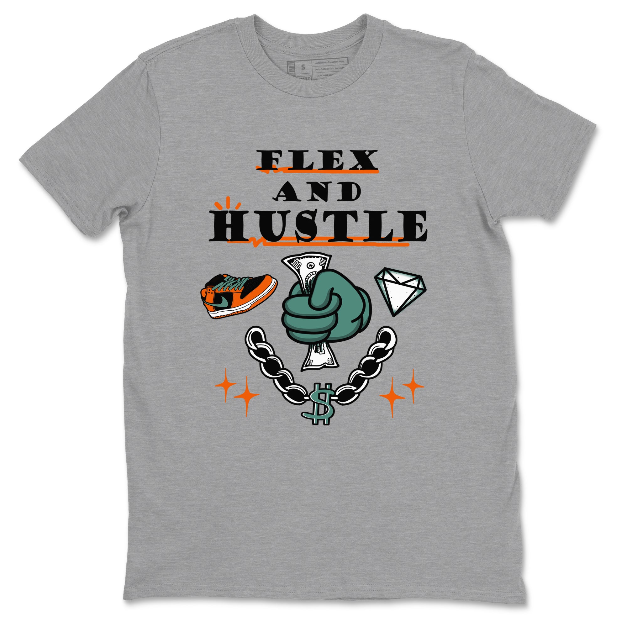 Flex And Hustle snkmatch Tees - Dunk Ceramic