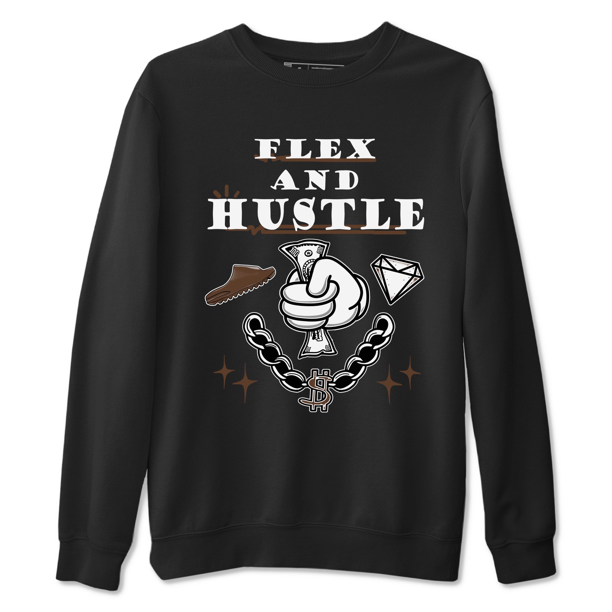 Flex And Hustle snkmatch Tees - Yeezy Slide Flax
