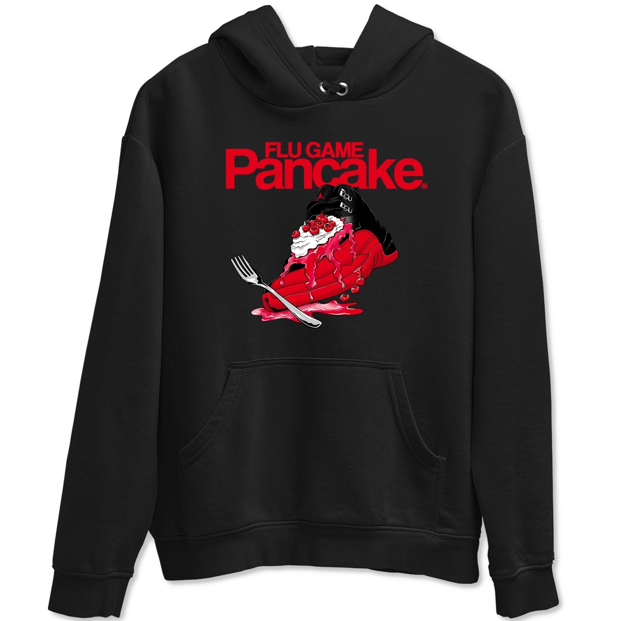 Flu Game Pancake snkmatch Tees - Air Jordan 12 Flu Game