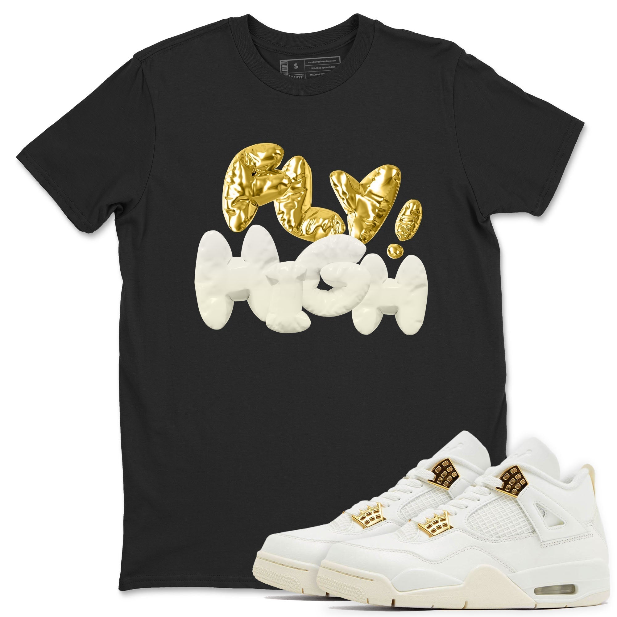 Fly High snkmatch Tees - Air Jordan 4 Sail 2024