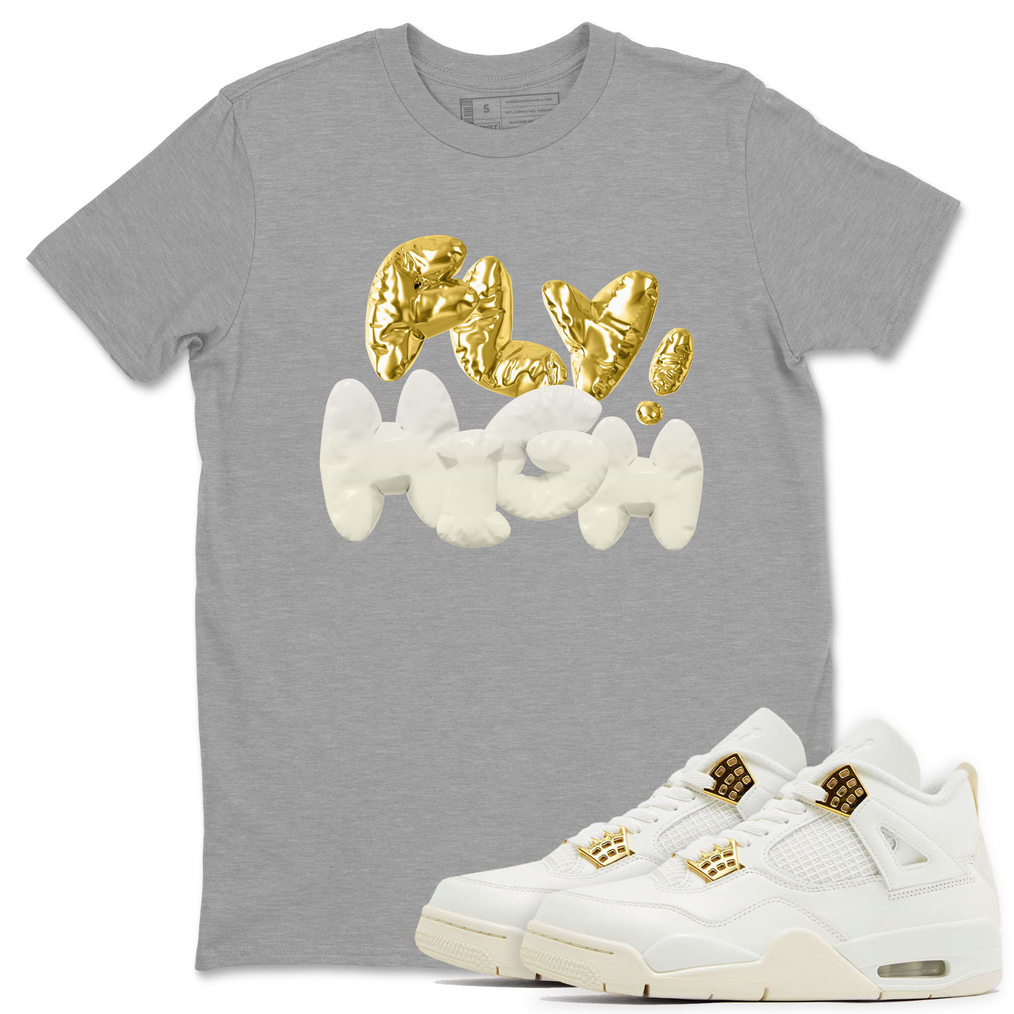 Fly High snkmatch Tees - Air Jordan 4 Sail 2024