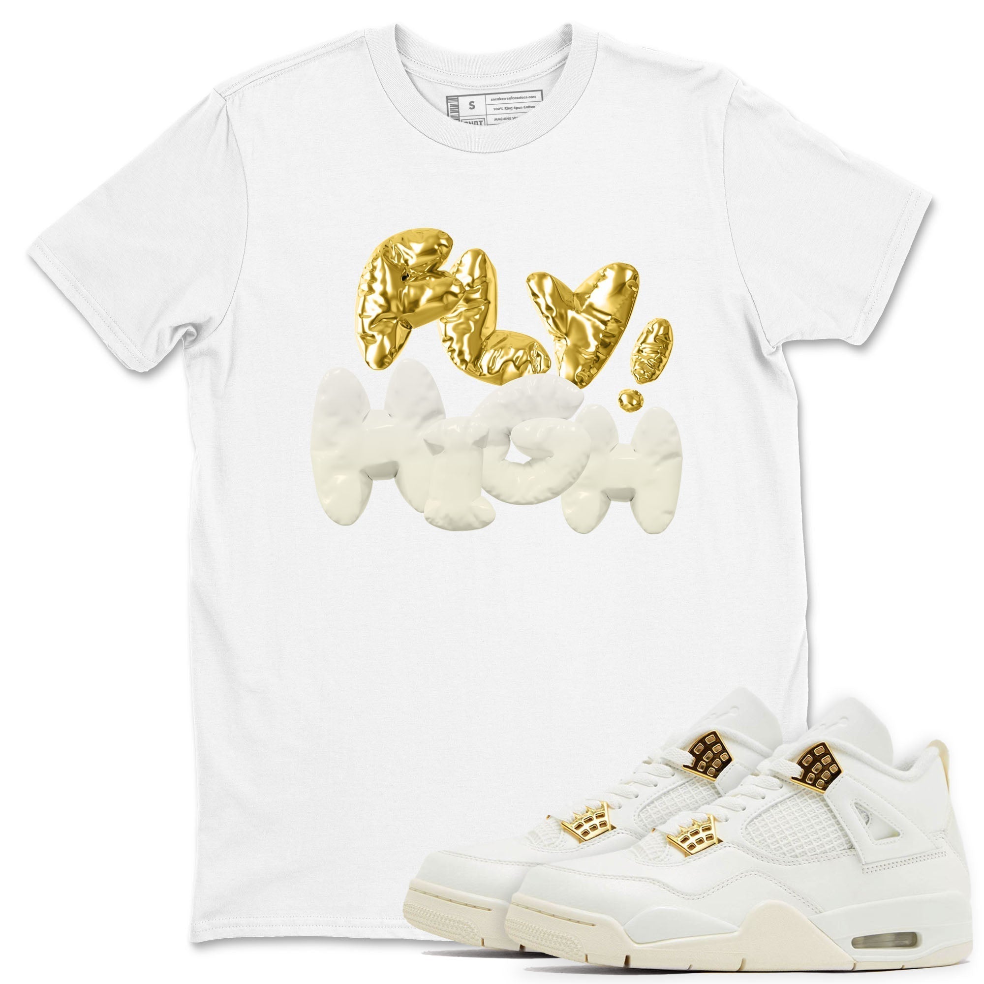 Fly High snkmatch Tees - Air Jordan 4 Sail 2024