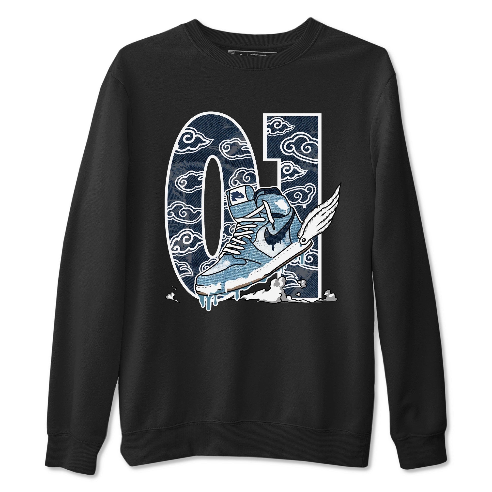 Fly To The Clouds snkmatch Tees - Air Jordan 1 Denim 2024