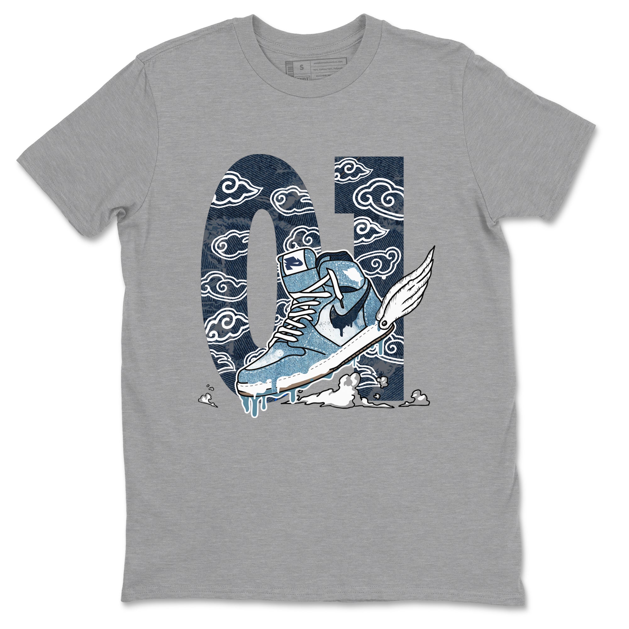 Fly To The Clouds snkmatch Tees - Air Jordan 1 Denim 2024