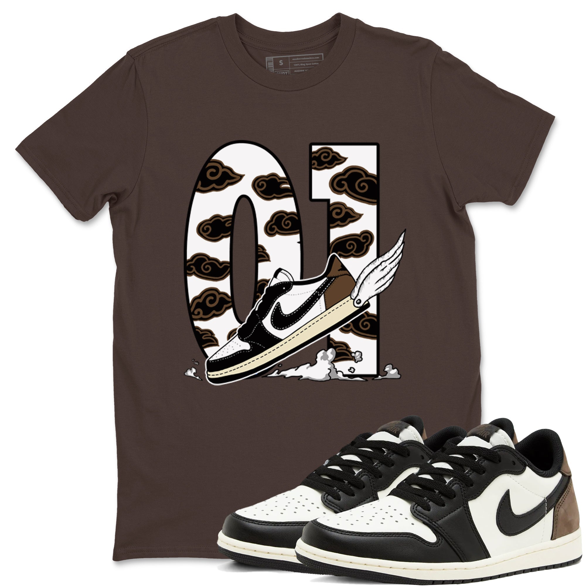 Fly To The Clouds snkmatch Tees - Air Jordan 1 Mocha