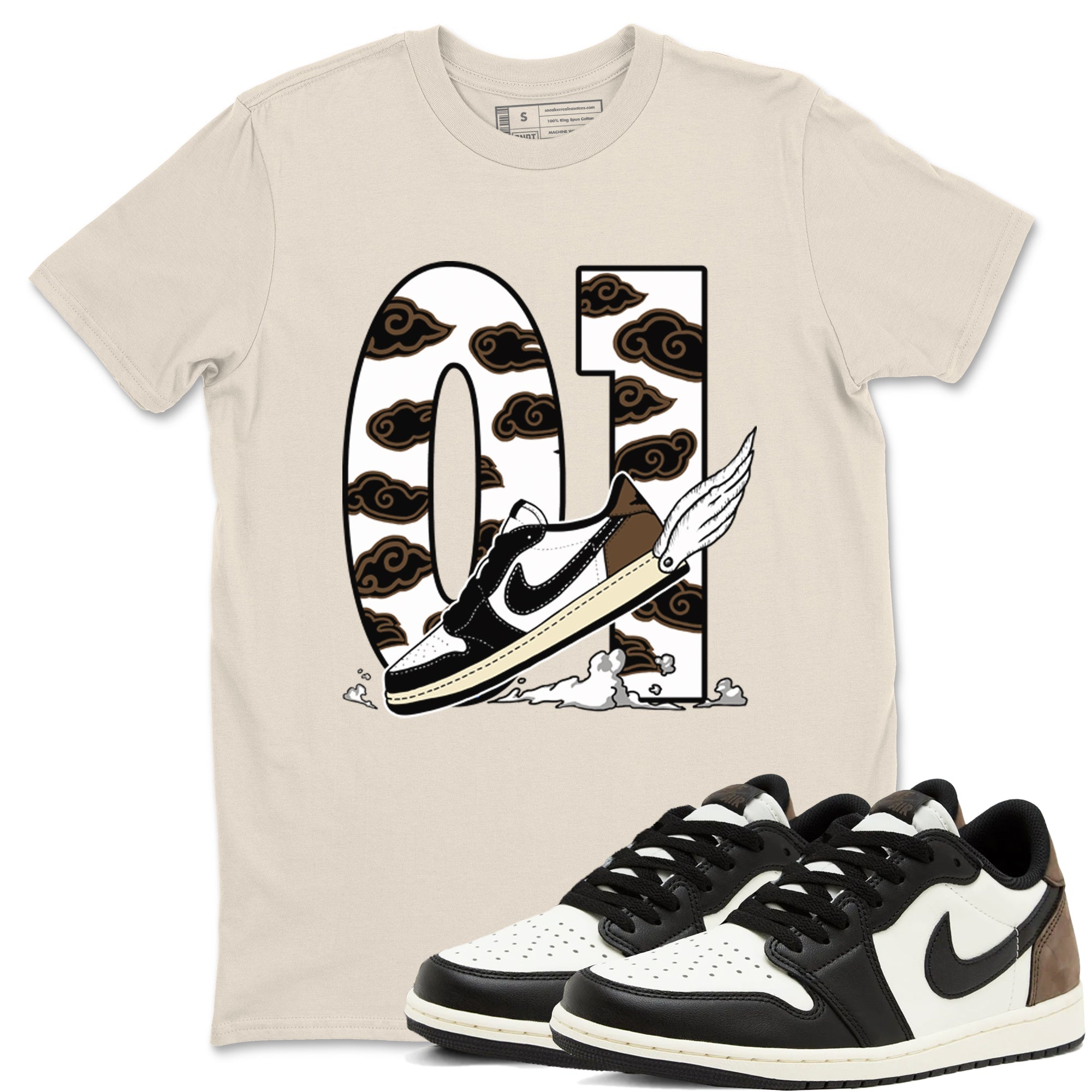 Fly To The Clouds snkmatch Tees - Air Jordan 1 Mocha