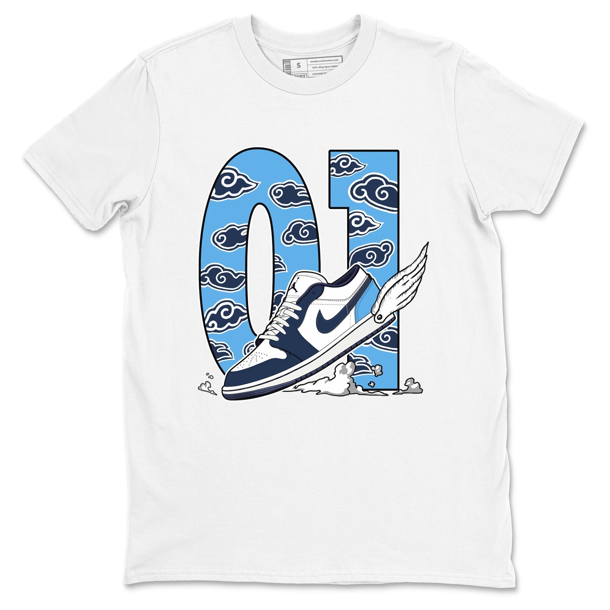 Fly To The Clouds snkmatch Tees - Air Jordan 1 Obsidian