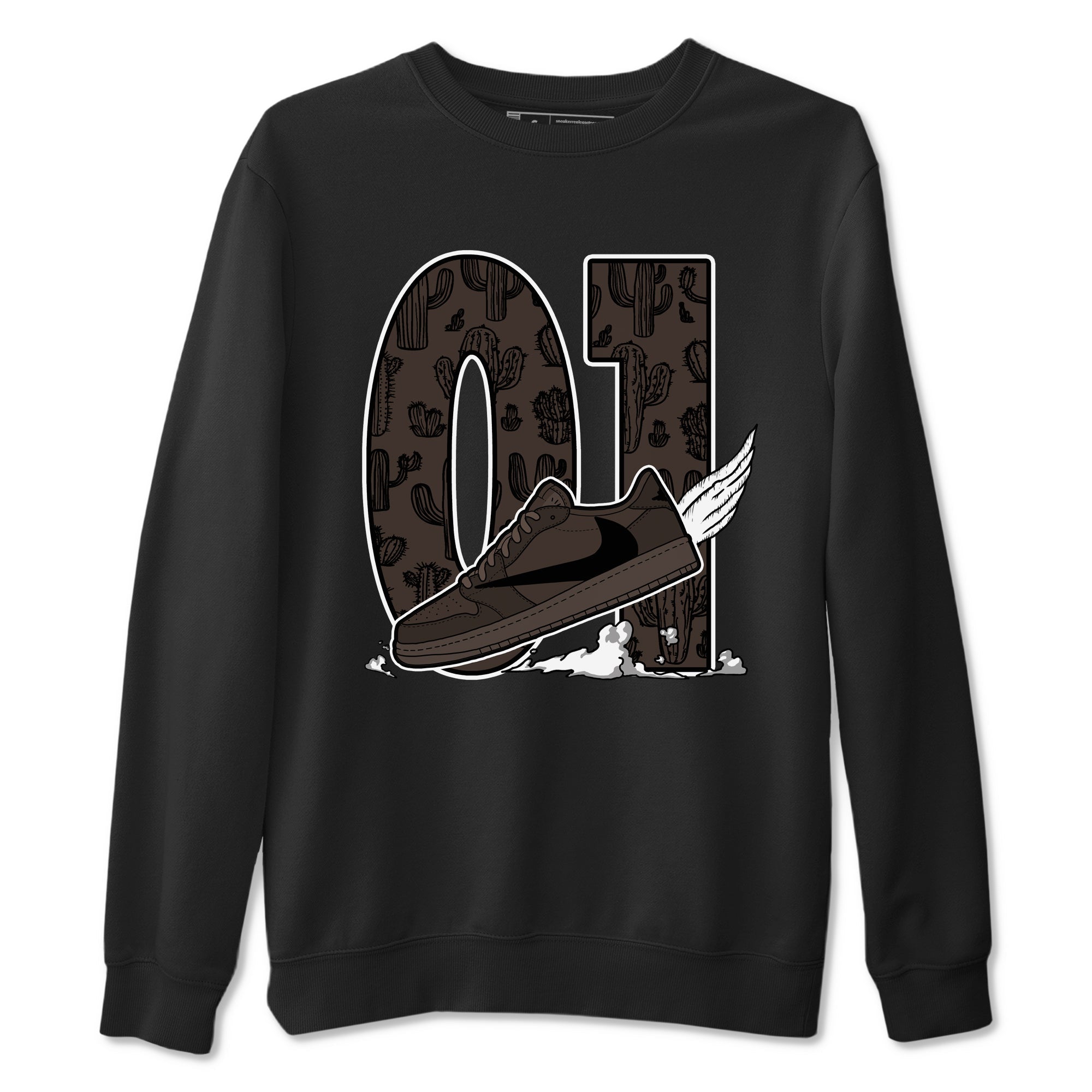 Fly To The Clouds snkmatch Tees - Air Jordan 1 Travis Scott Velvet Brown