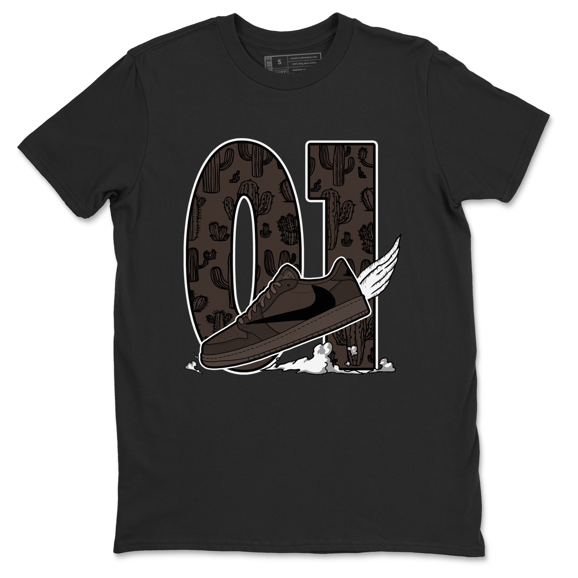 Fly To The Clouds snkmatch Tees - Air Jordan 1 Travis Scott Velvet Brown