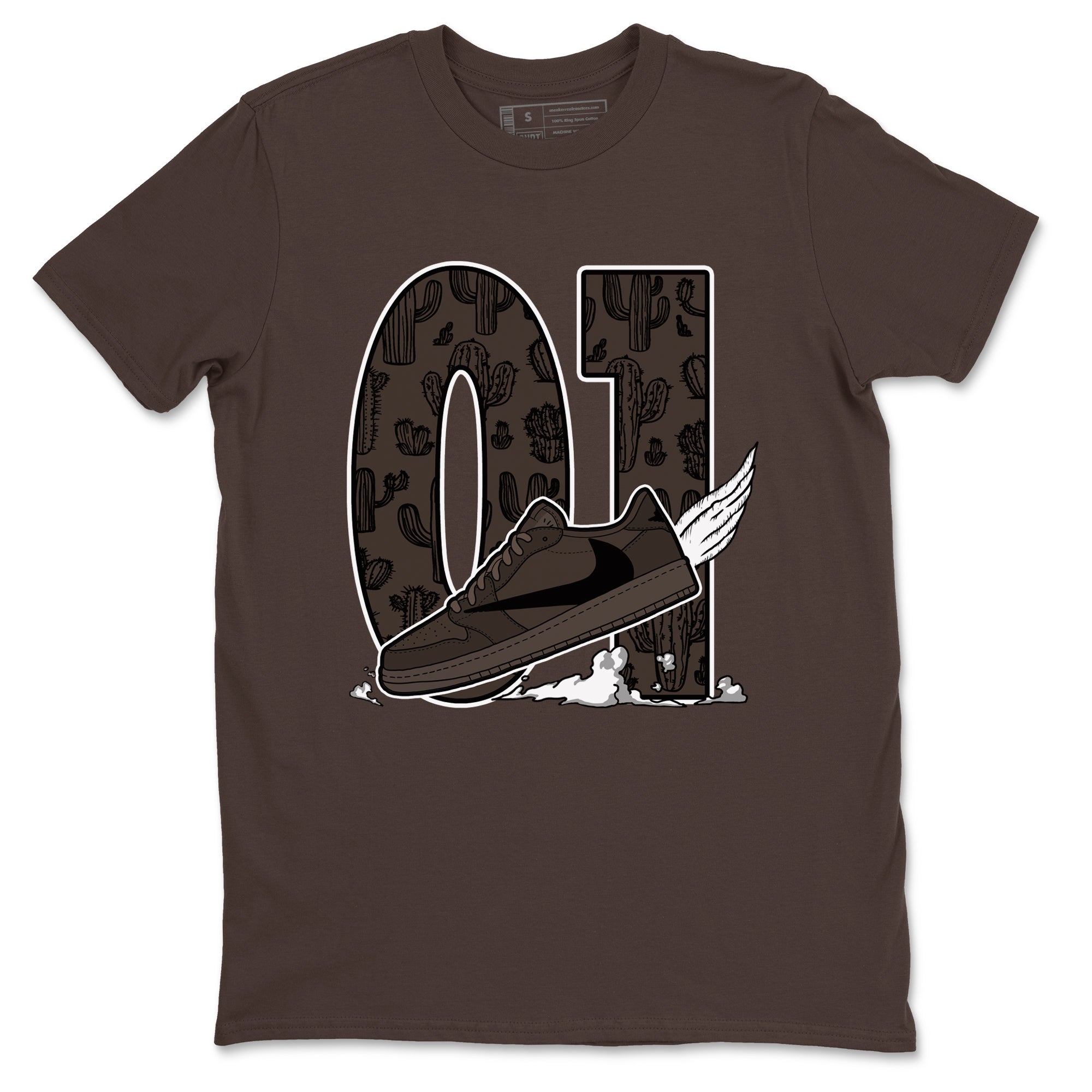 Fly To The Clouds snkmatch Tees - Air Jordan 1 Travis Scott Velvet Brown
