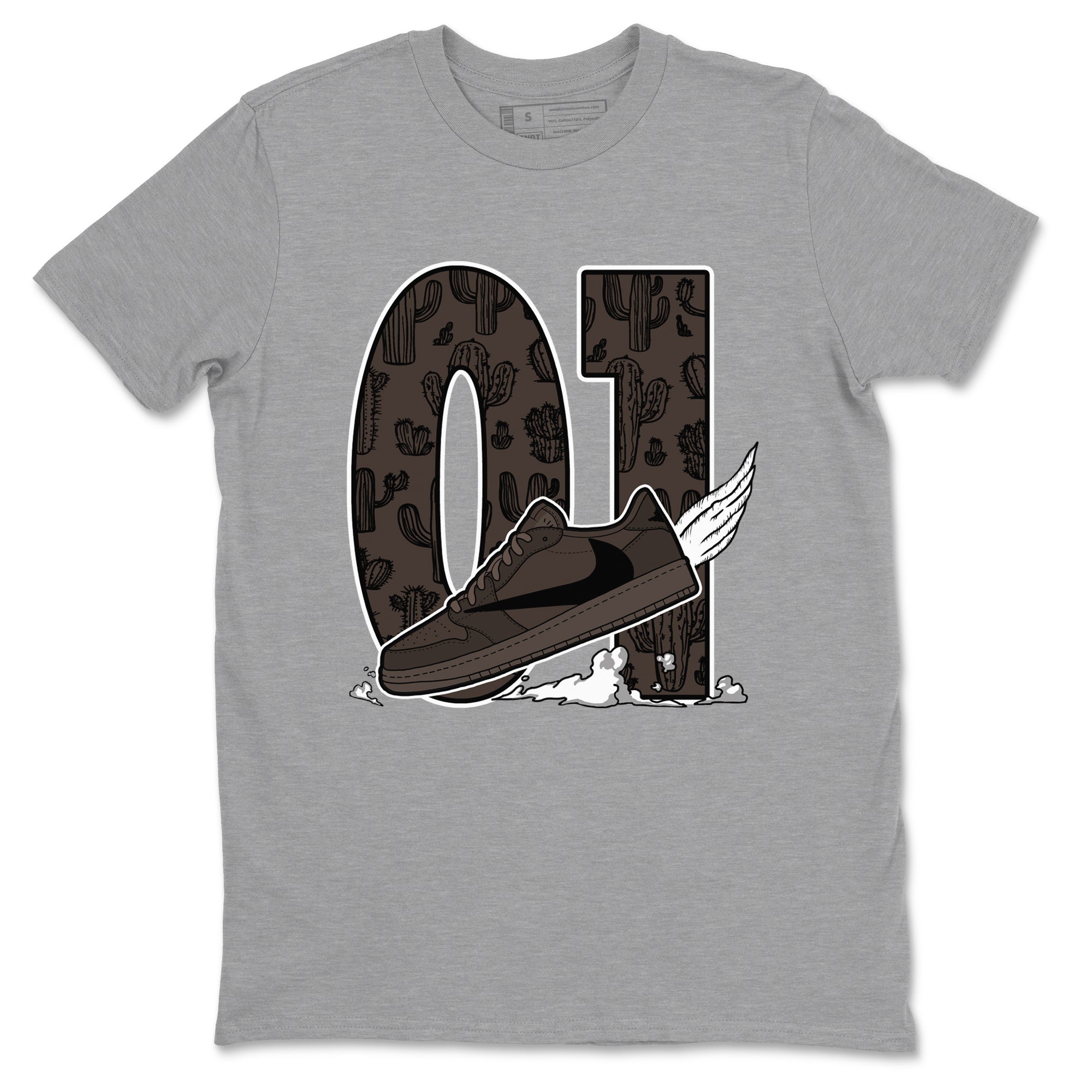 Fly To The Clouds snkmatch Tees - Air Jordan 1 Travis Scott Velvet Brown