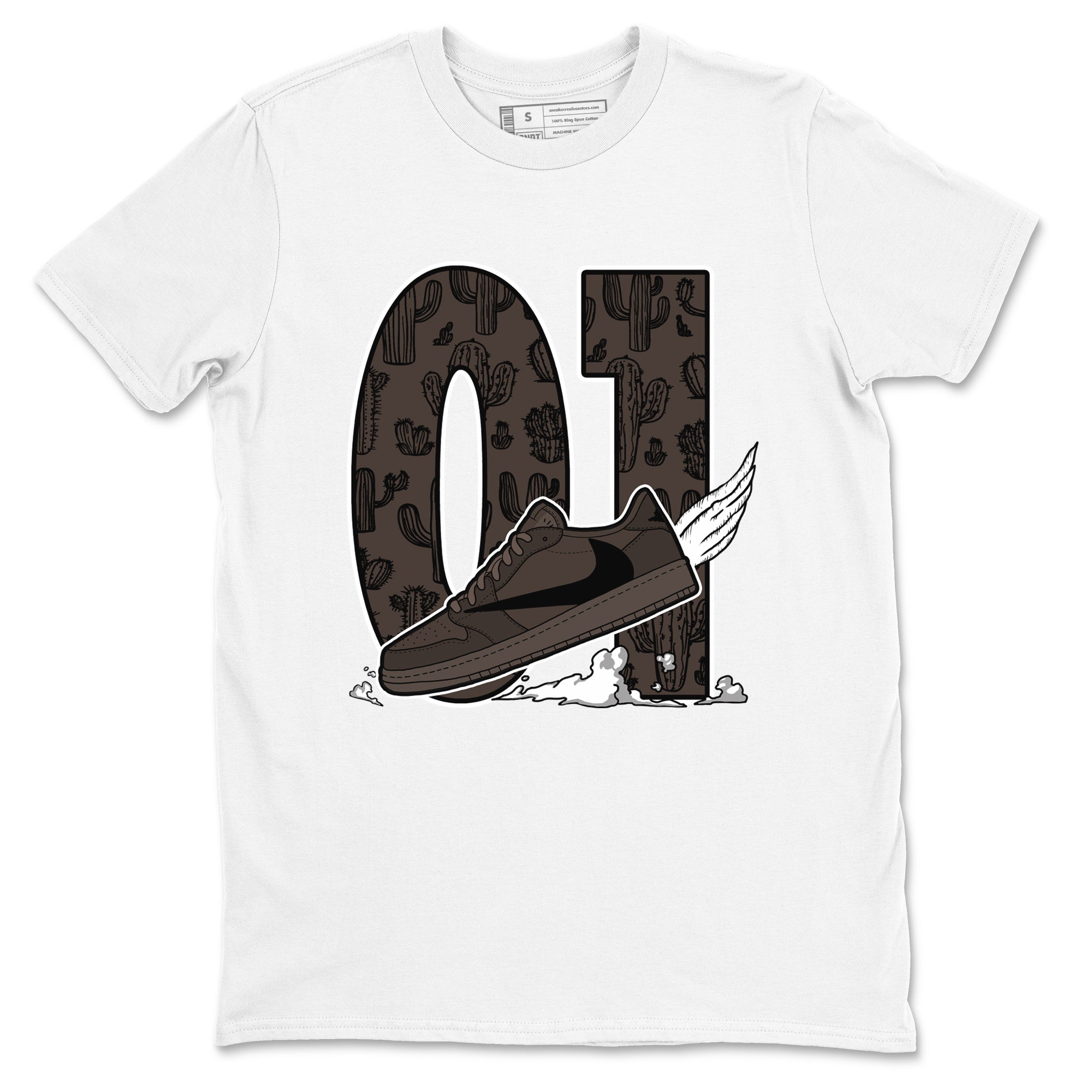 Fly To The Clouds snkmatch Tees - Air Jordan 1 Travis Scott Velvet Brown