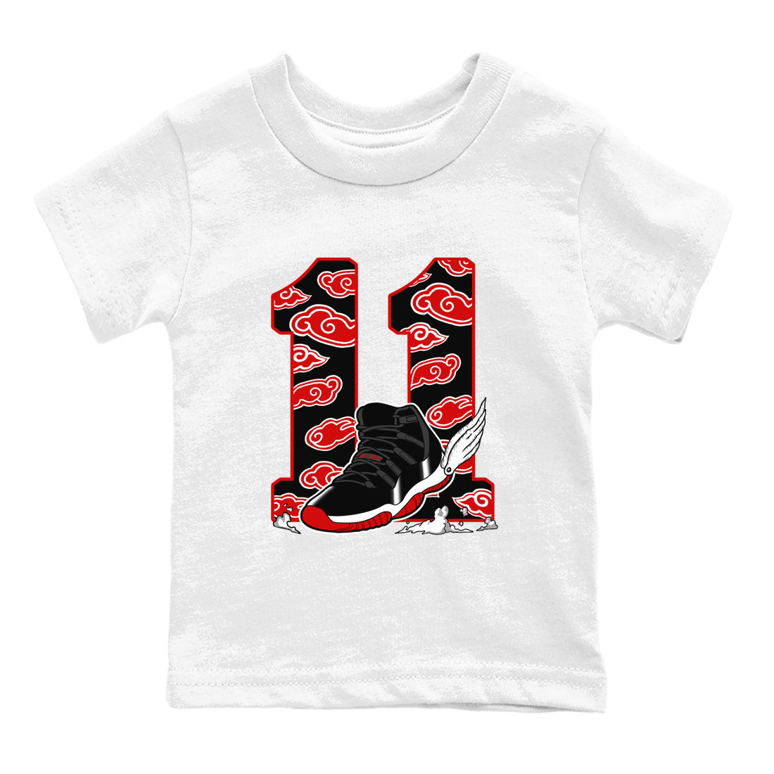 Fly To The Clouds snkmatch Tees Kids - Air Jordan 11 Bred Velvet