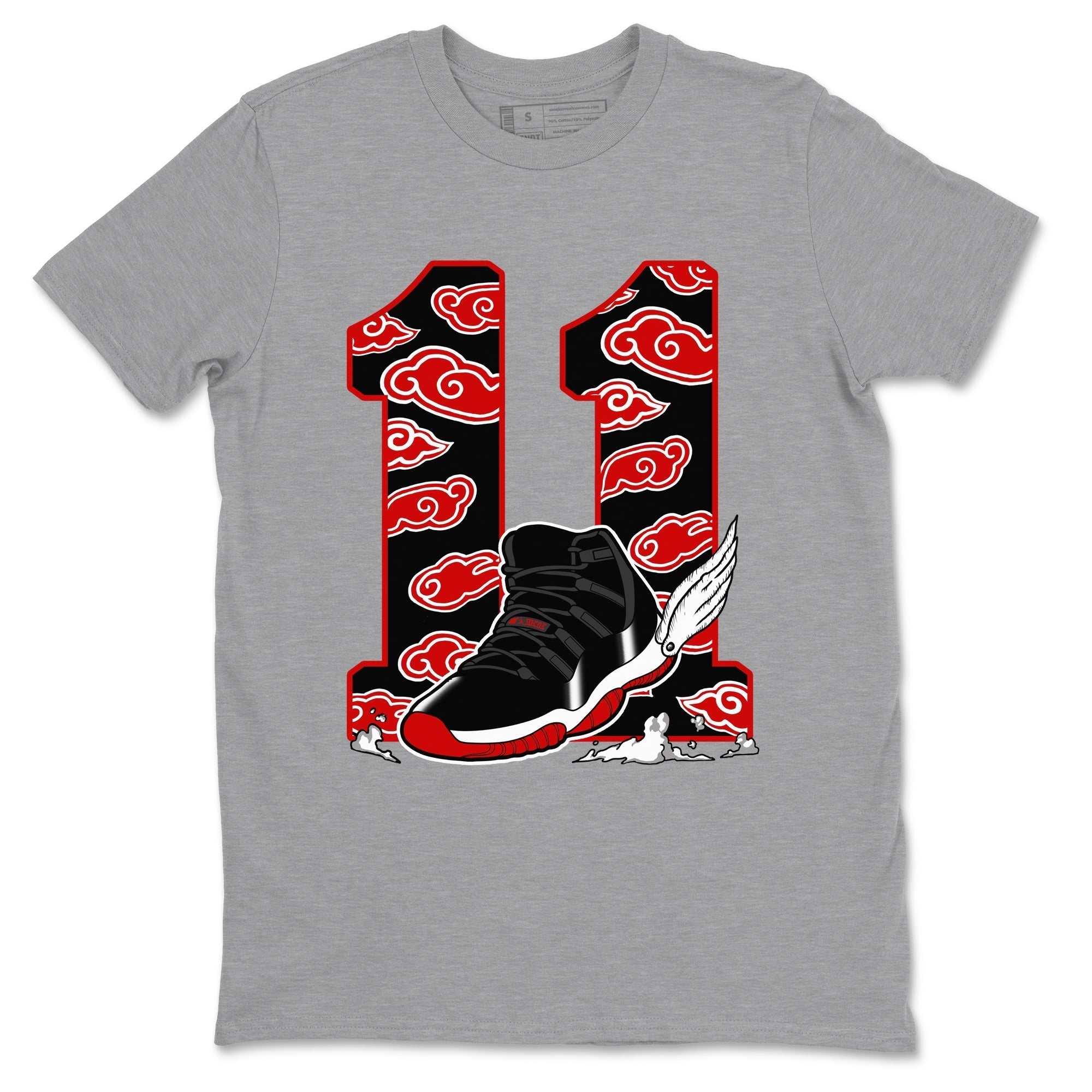 Fly To The Clouds snkmatch Tees - Air Jordan 11 Bred Velvet