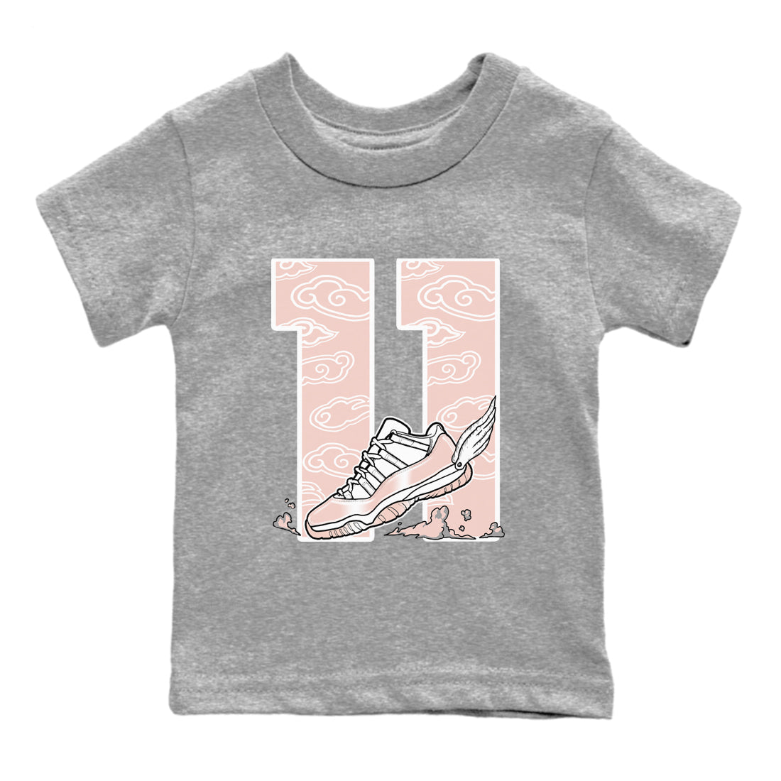 Fly To The Clouds snkmatch Tees Kids - Air Jordan 11 Legend Pink