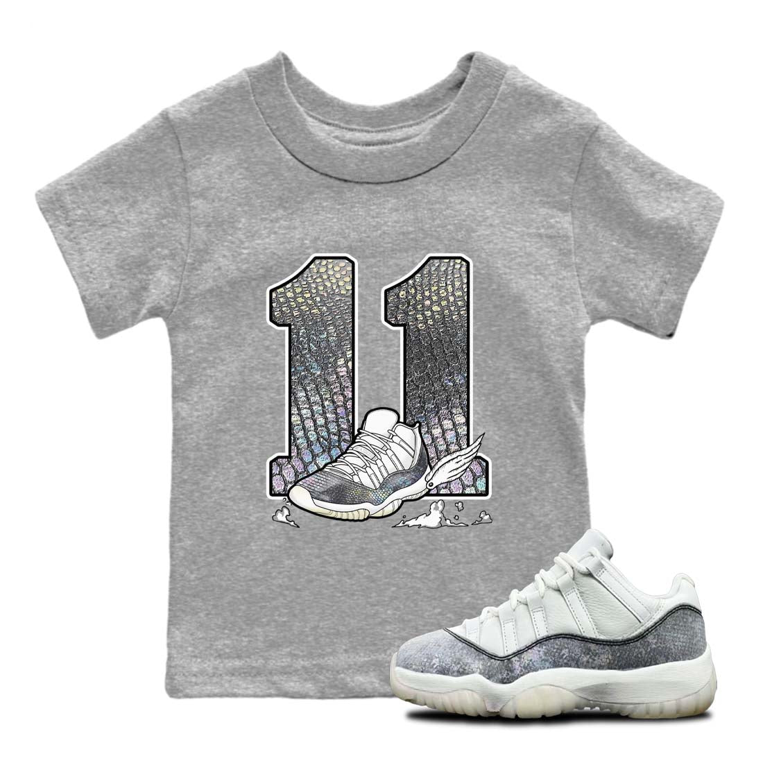 Fly To The Clouds snkmatch Tees Kids - Air Jordan 11 Year Of The Snake