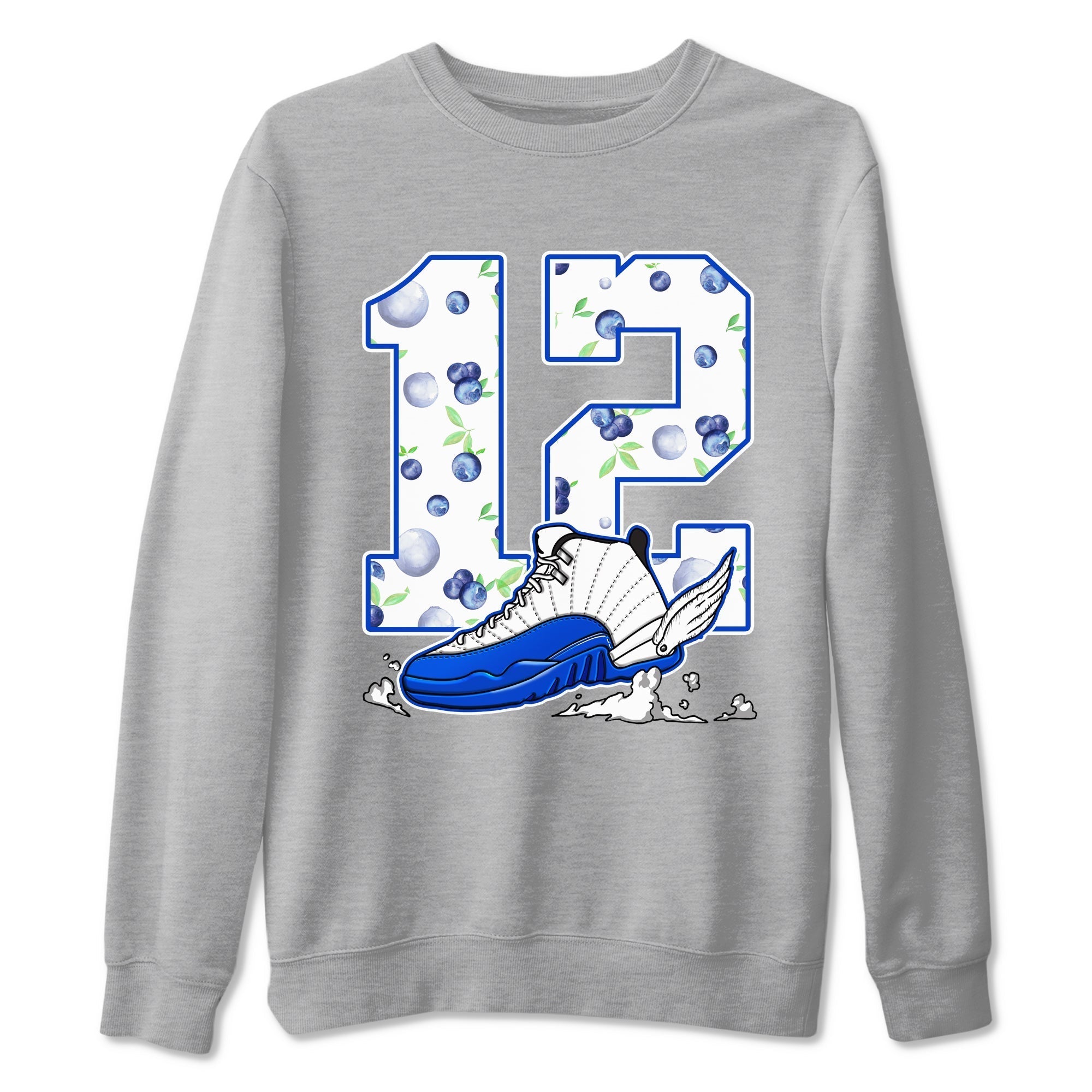 Fly To The Clouds snkmatch Tees - Air Jordan 12 Blueberry