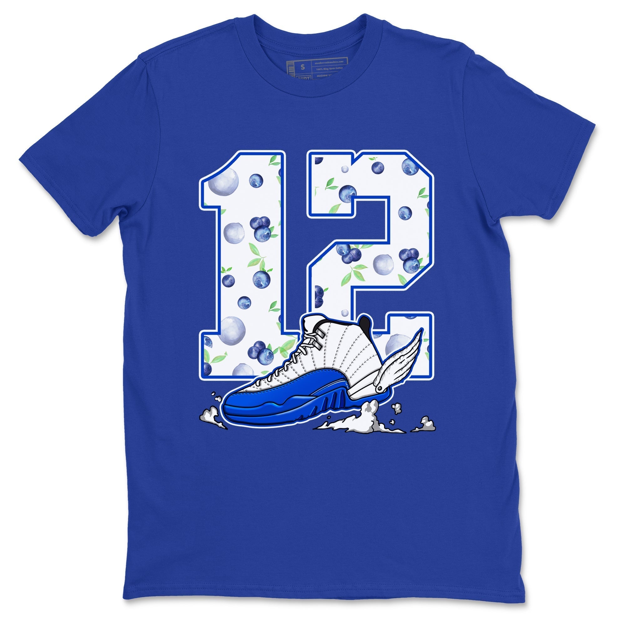 Fly To The Clouds snkmatch Tees - Air Jordan 12 Blueberry