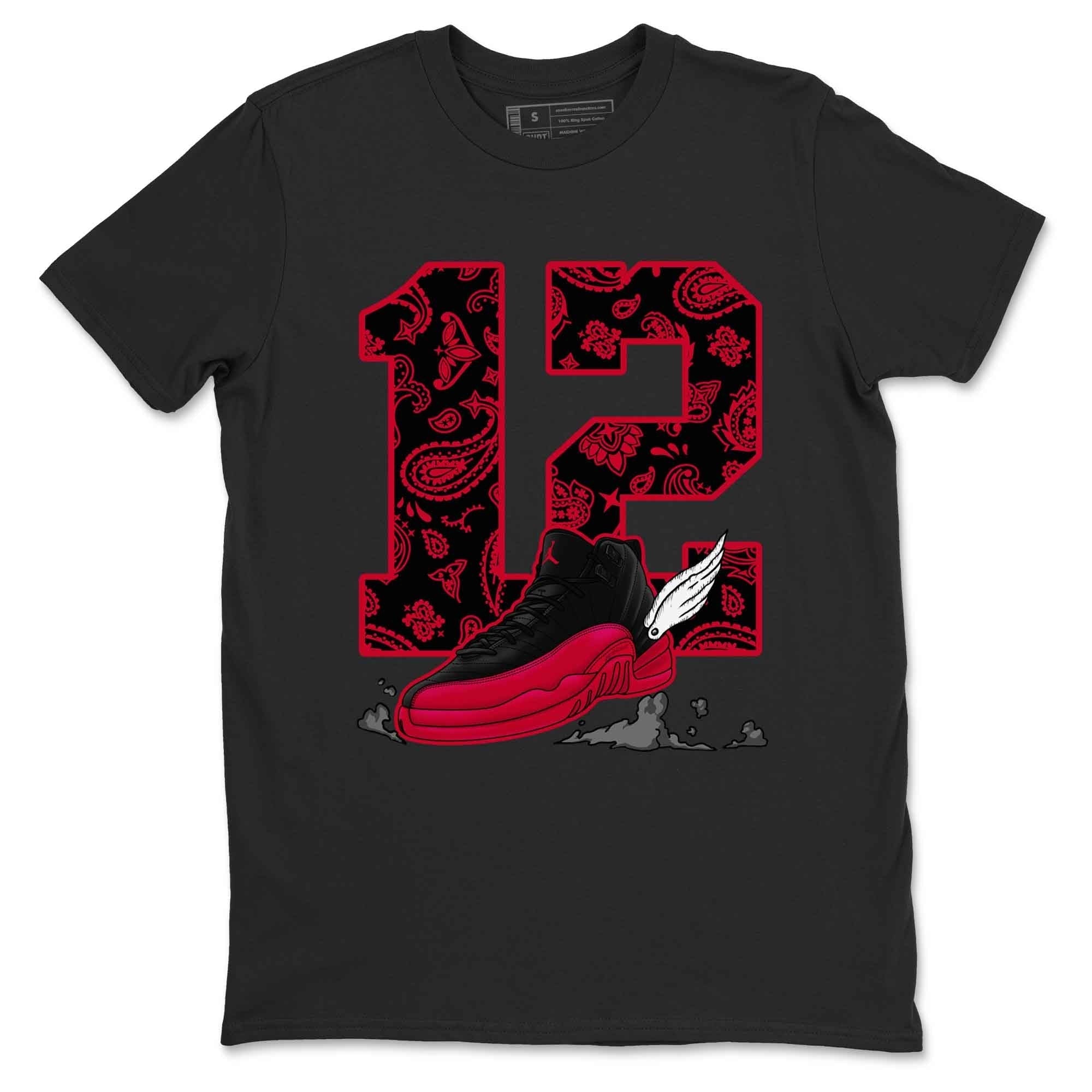 Fly To The Clouds snkmatch Tees - Air Jordan 12 Flu Game