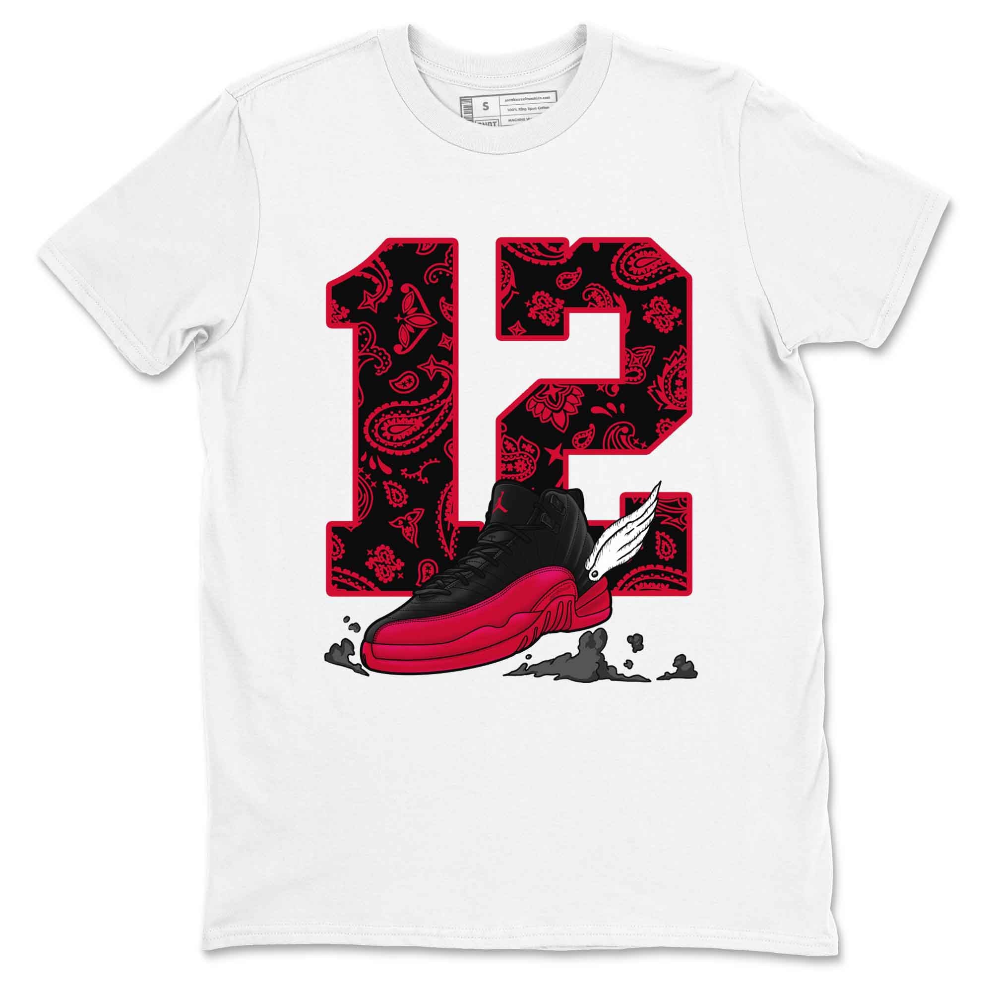 Fly To The Clouds snkmatch Tees - Air Jordan 12 Flu Game