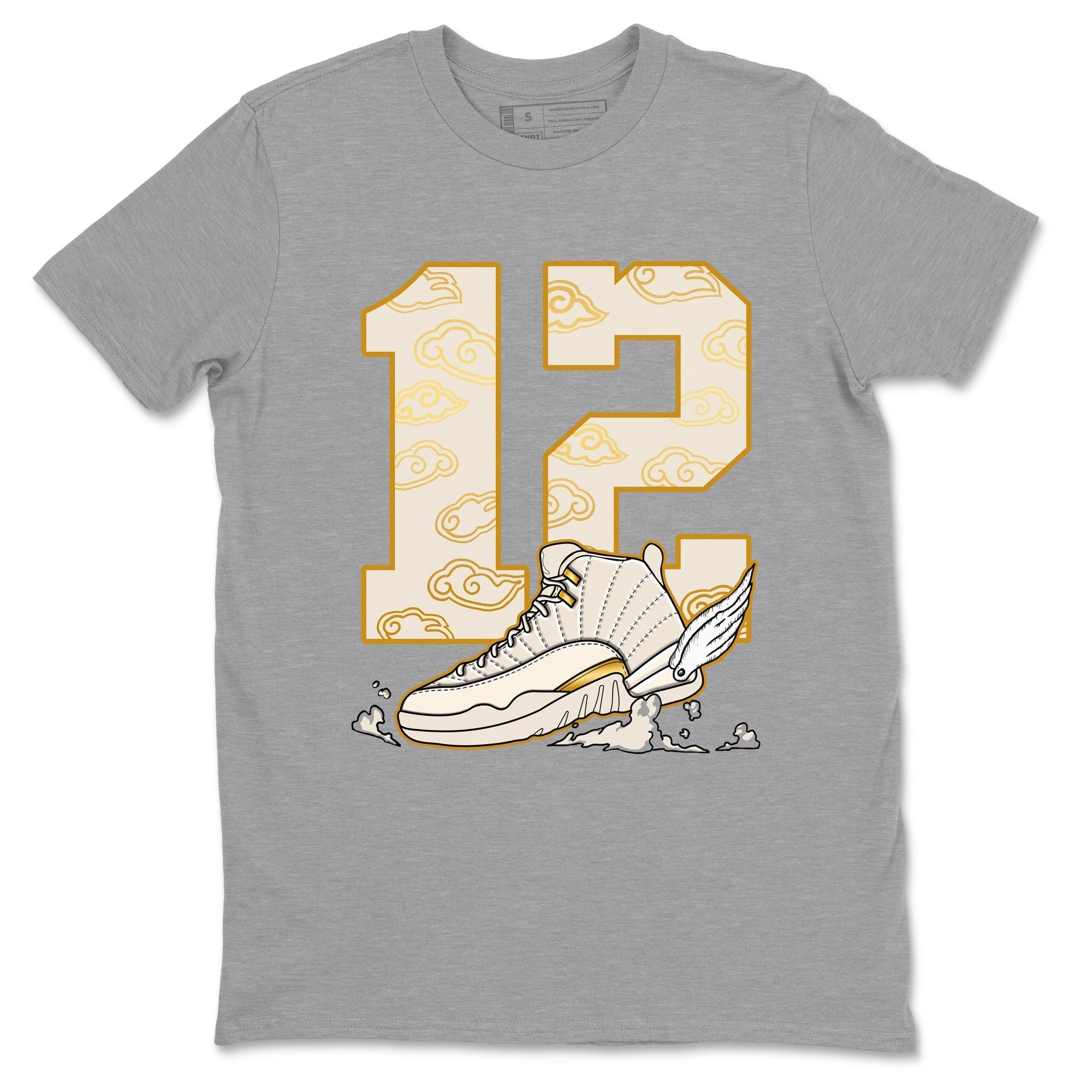 Fly To The Clouds snkmatch Tees - Air Jordan 12 Phantom
