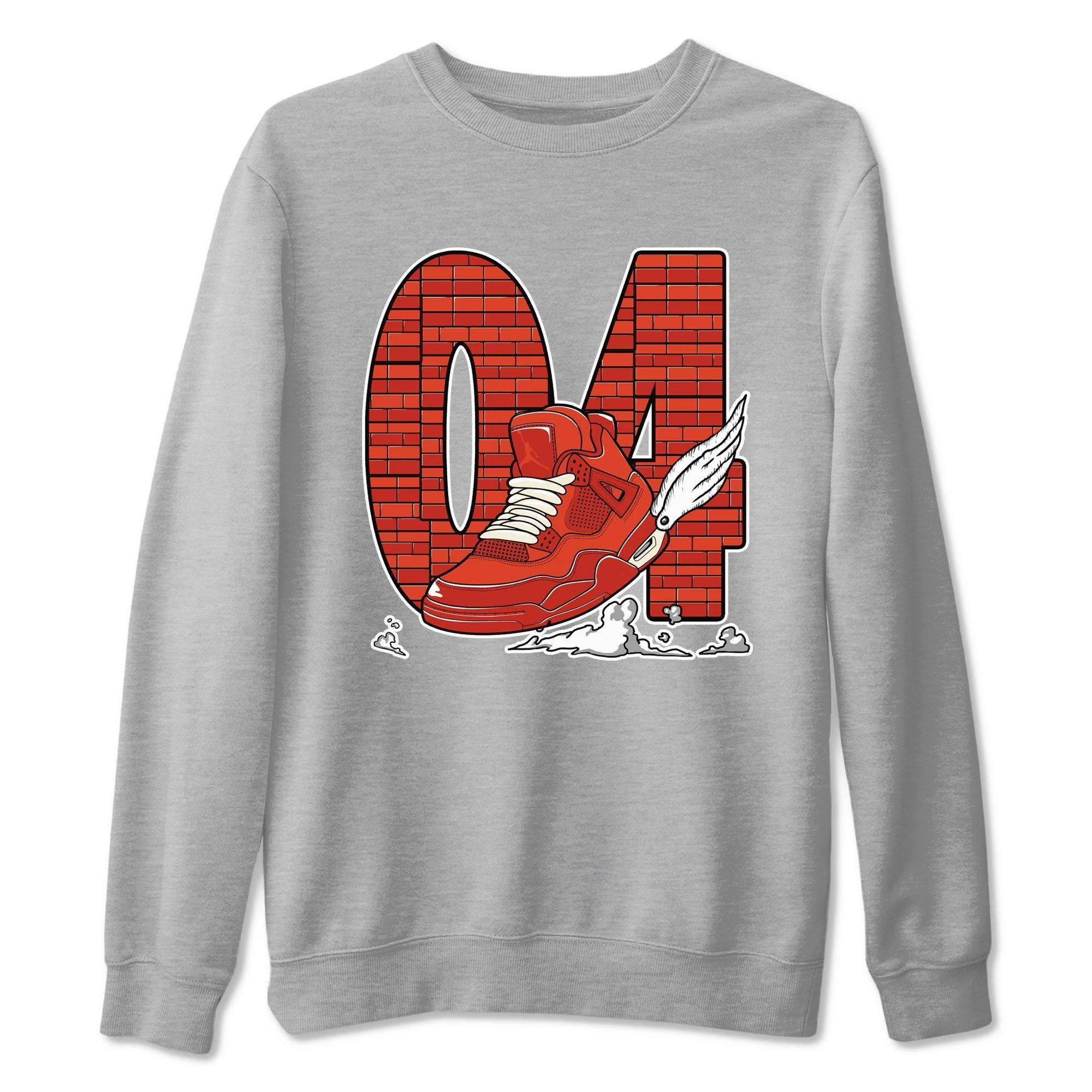 Fly To The Clouds snkmatch Tees - Air Jordan 4 Brick By Brick
