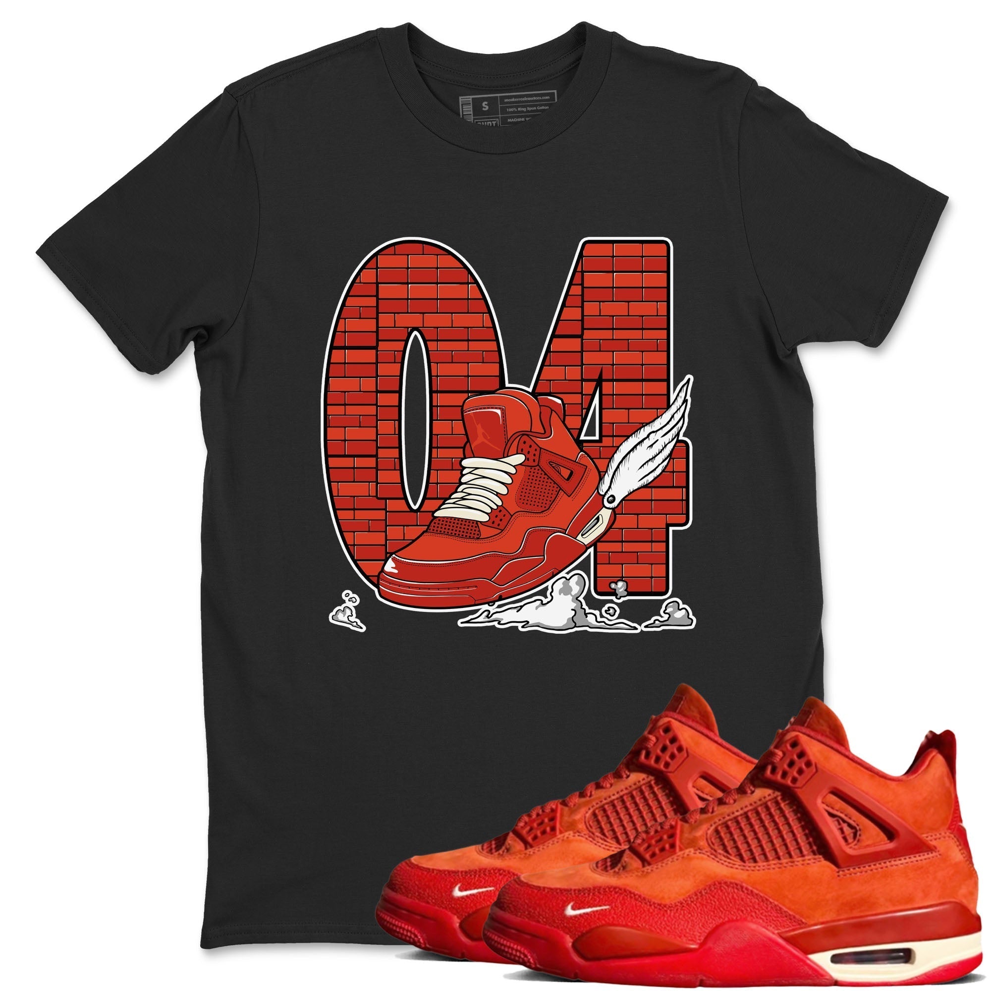 Fly To The Clouds snkmatch Tees - Air Jordan 4 Brick By Brick