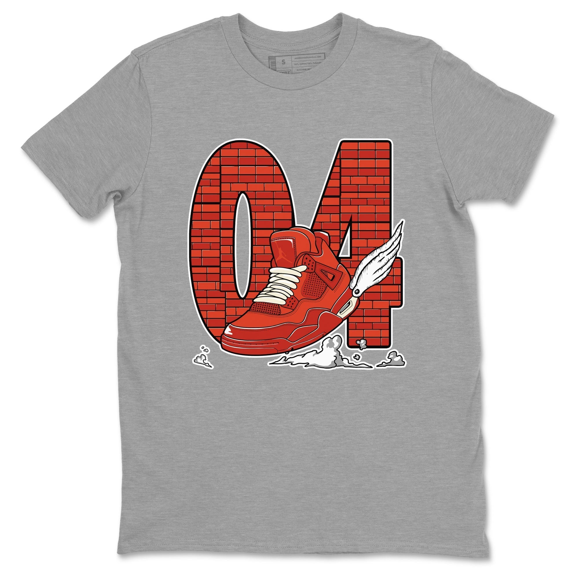 Fly To The Clouds snkmatch Tees - Air Jordan 4 Brick By Brick