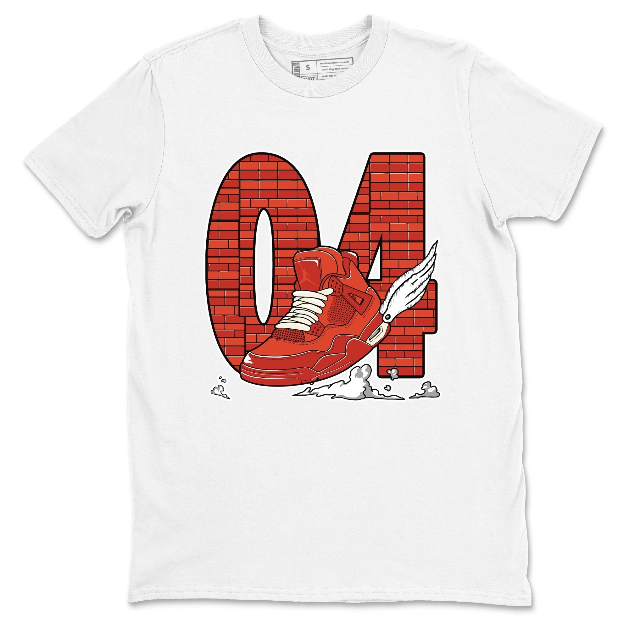 Fly To The Clouds snkmatch Tees - Air Jordan 4 Brick By Brick