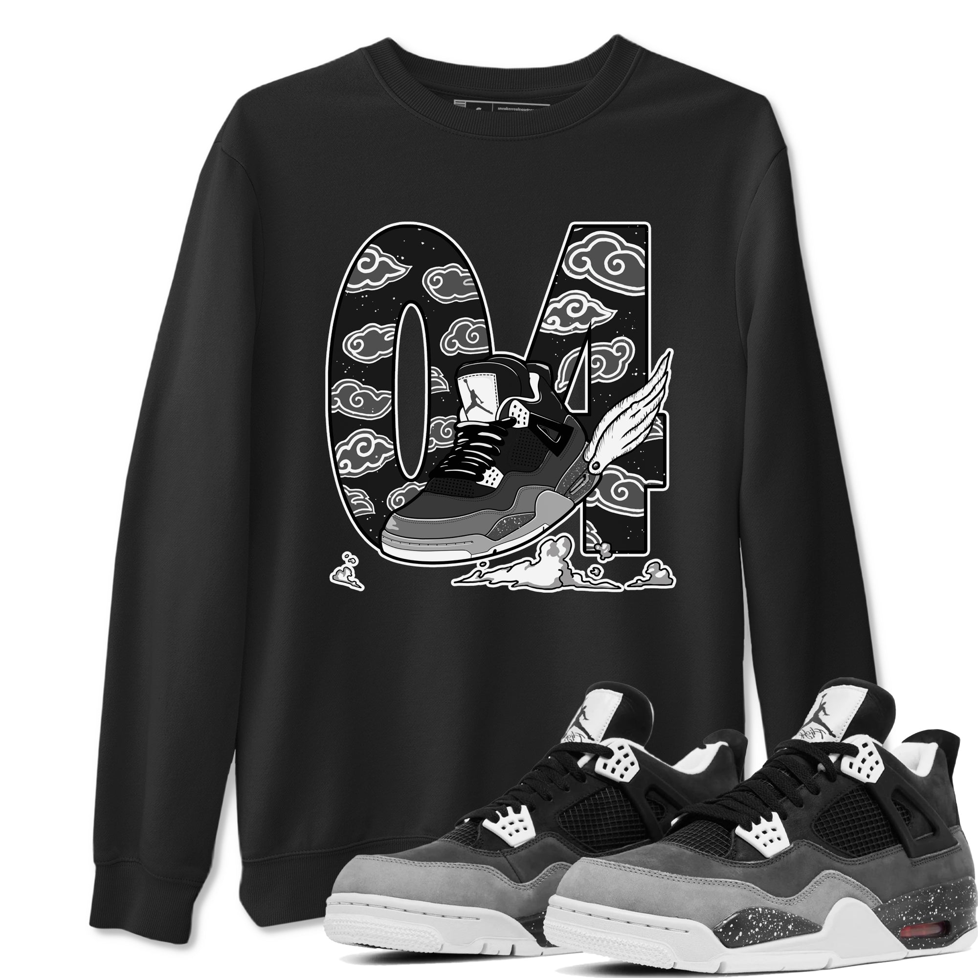 Fly To The Clouds snkmatch Tees - Air Jordan 4 Fear