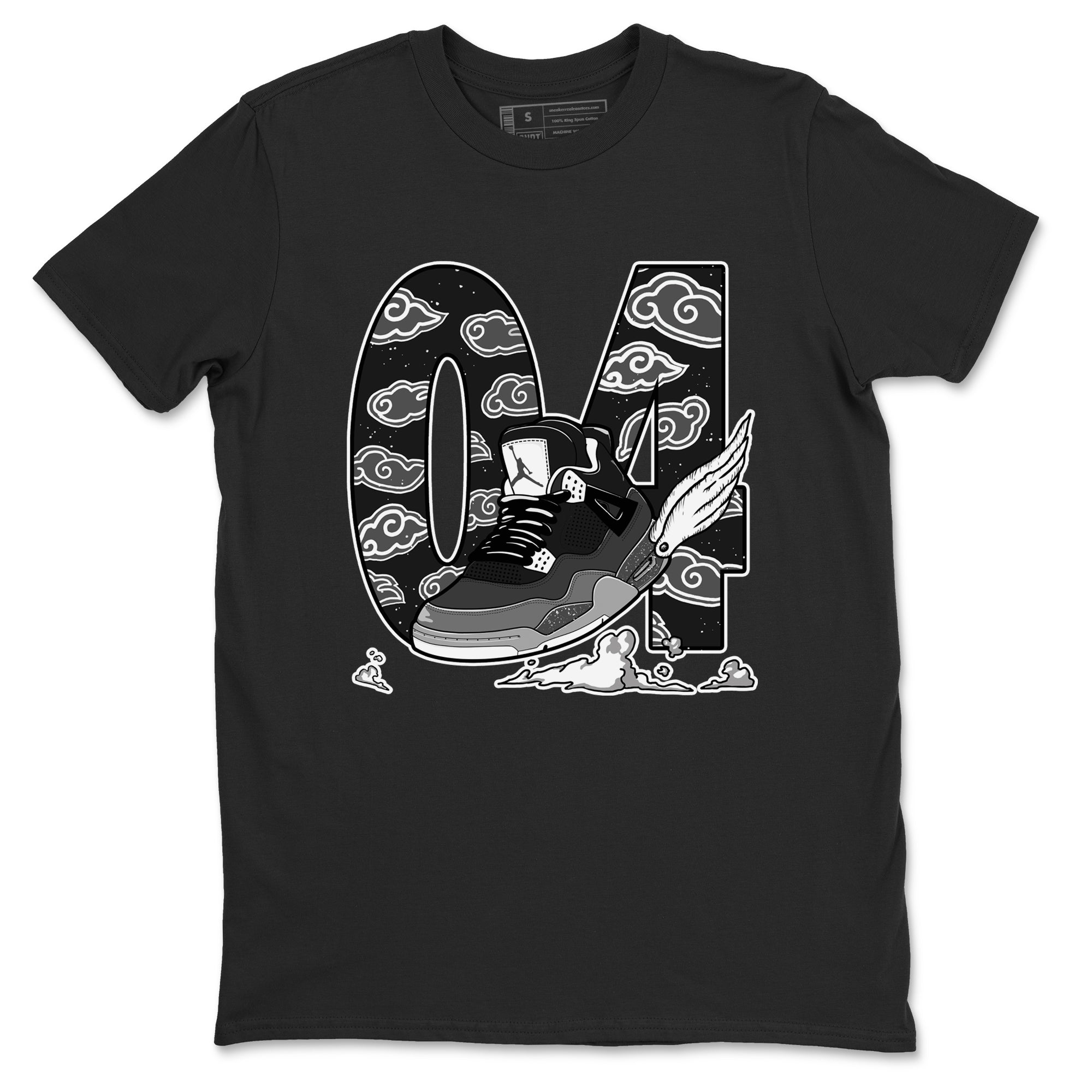 Fly To The Clouds snkmatch Tees - Air Jordan 4 Fear