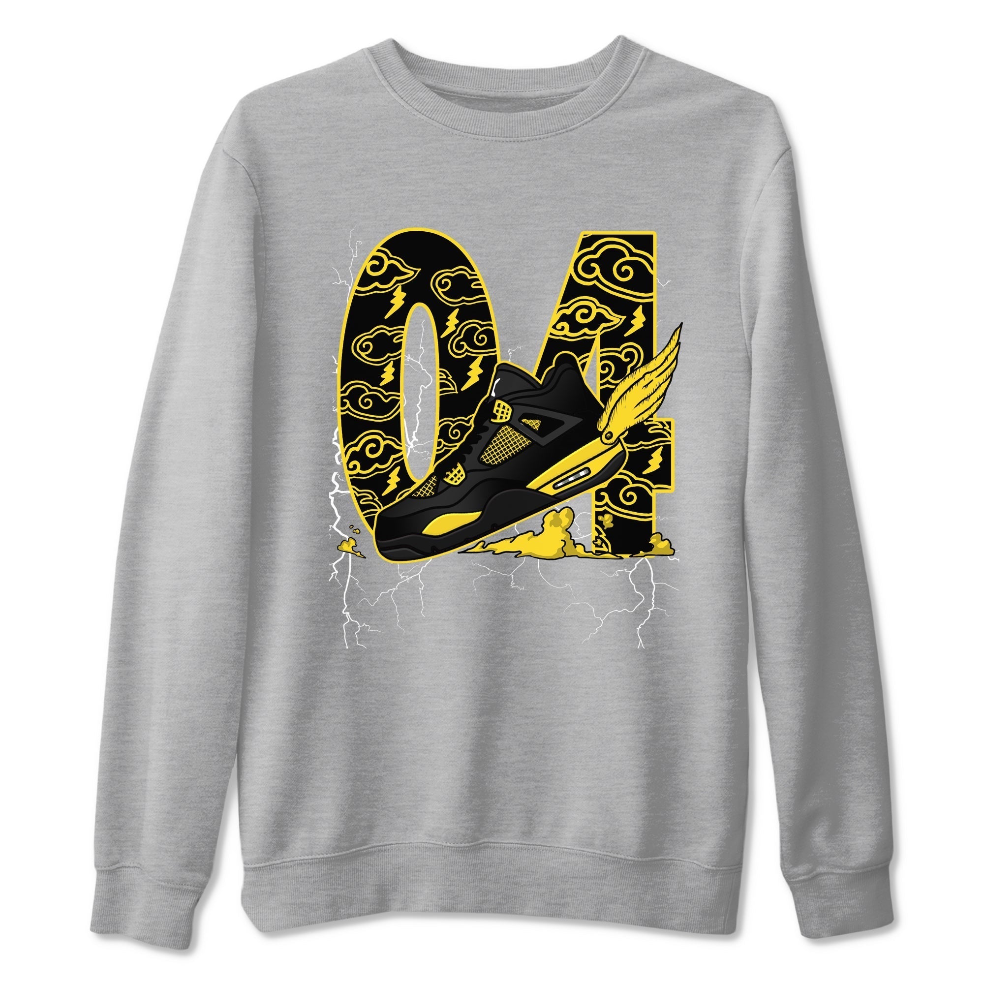 Fly To The Clouds snkmatch Tees - Air Jordan 4 Thunder