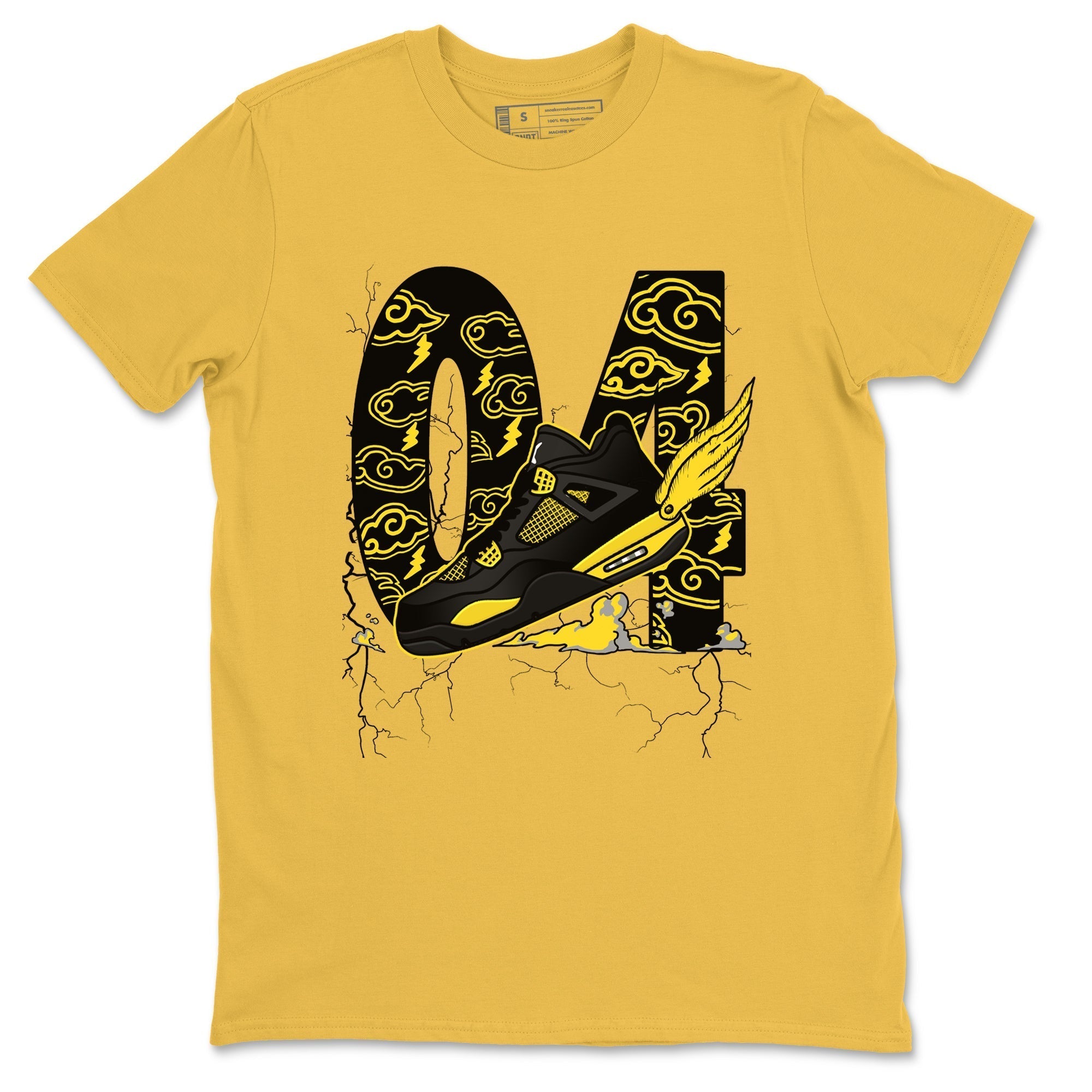 Fly To The Clouds snkmatch Tees - Air Jordan 4 Thunder