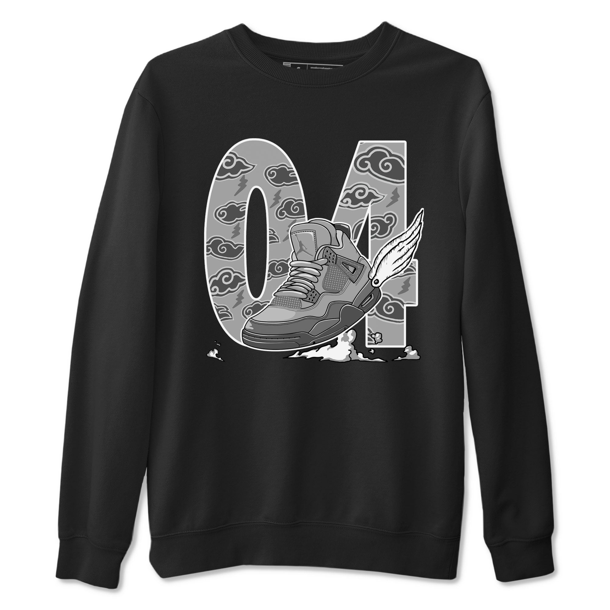 Fly To The Clouds snkmatch Tees - Air Jordan 4 Wet Cement
