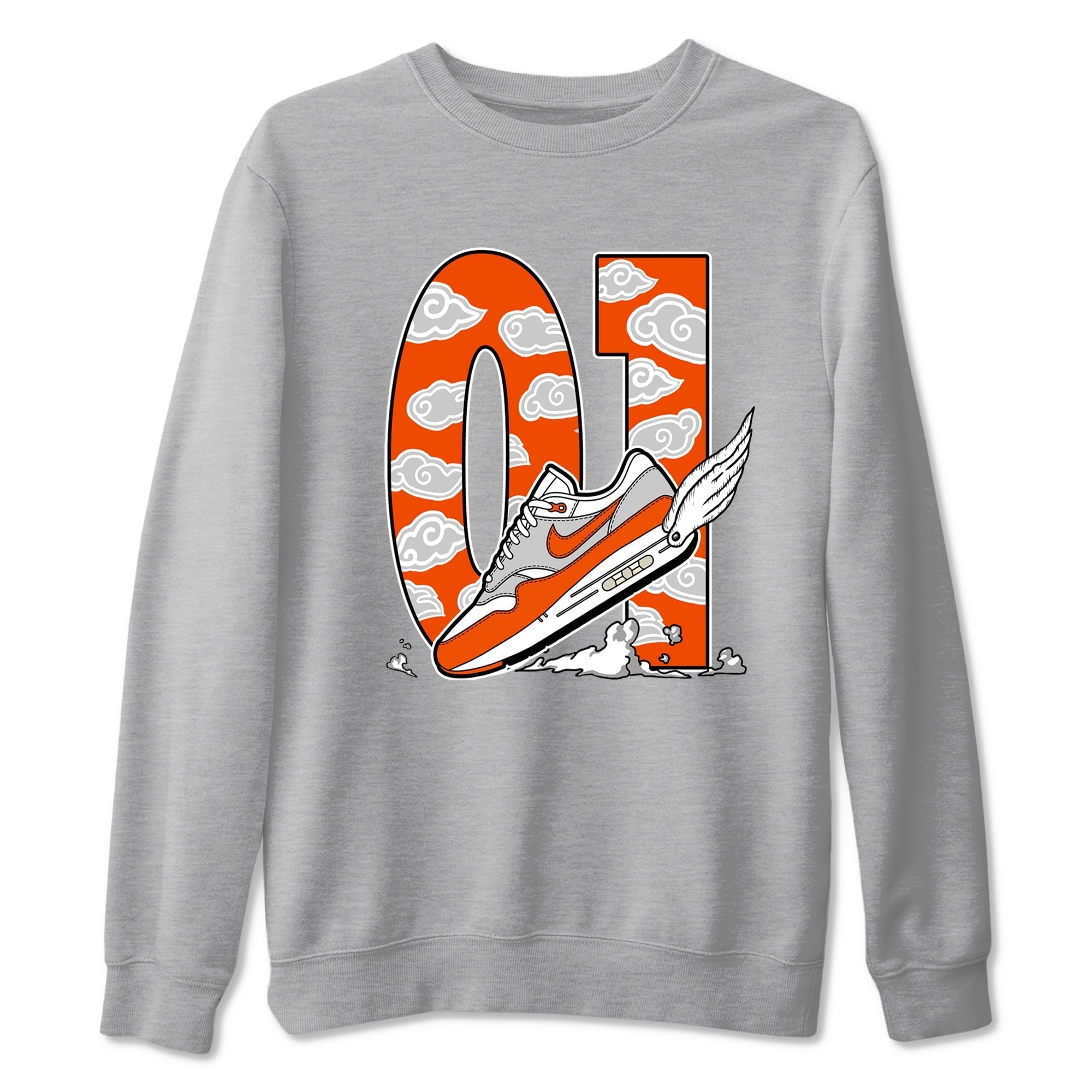 Fly To The Clouds snkmatch Tees - Air Max 1 Cosmic Clay