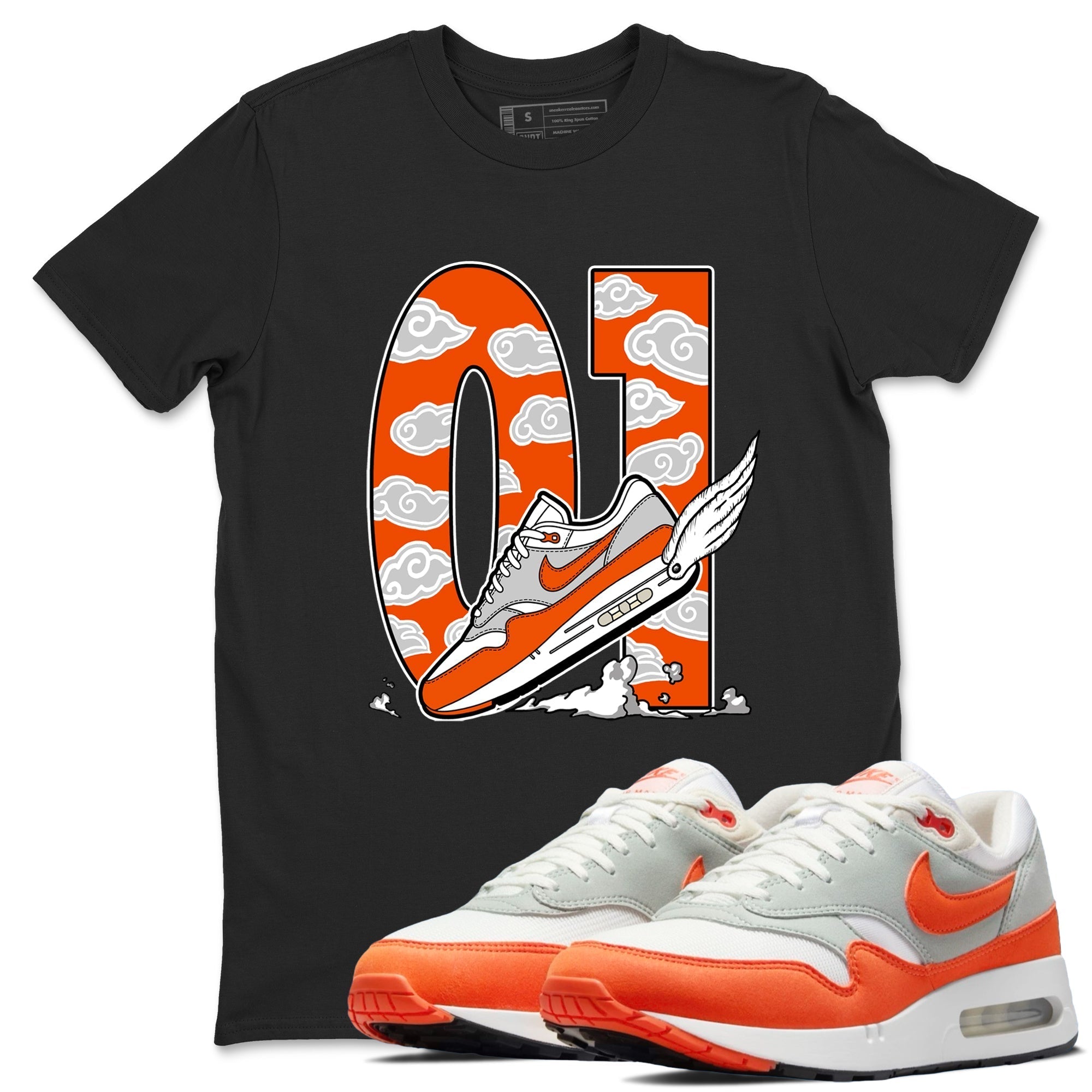 Fly To The Clouds snkmatch Tees - Air Max 1 Cosmic Clay