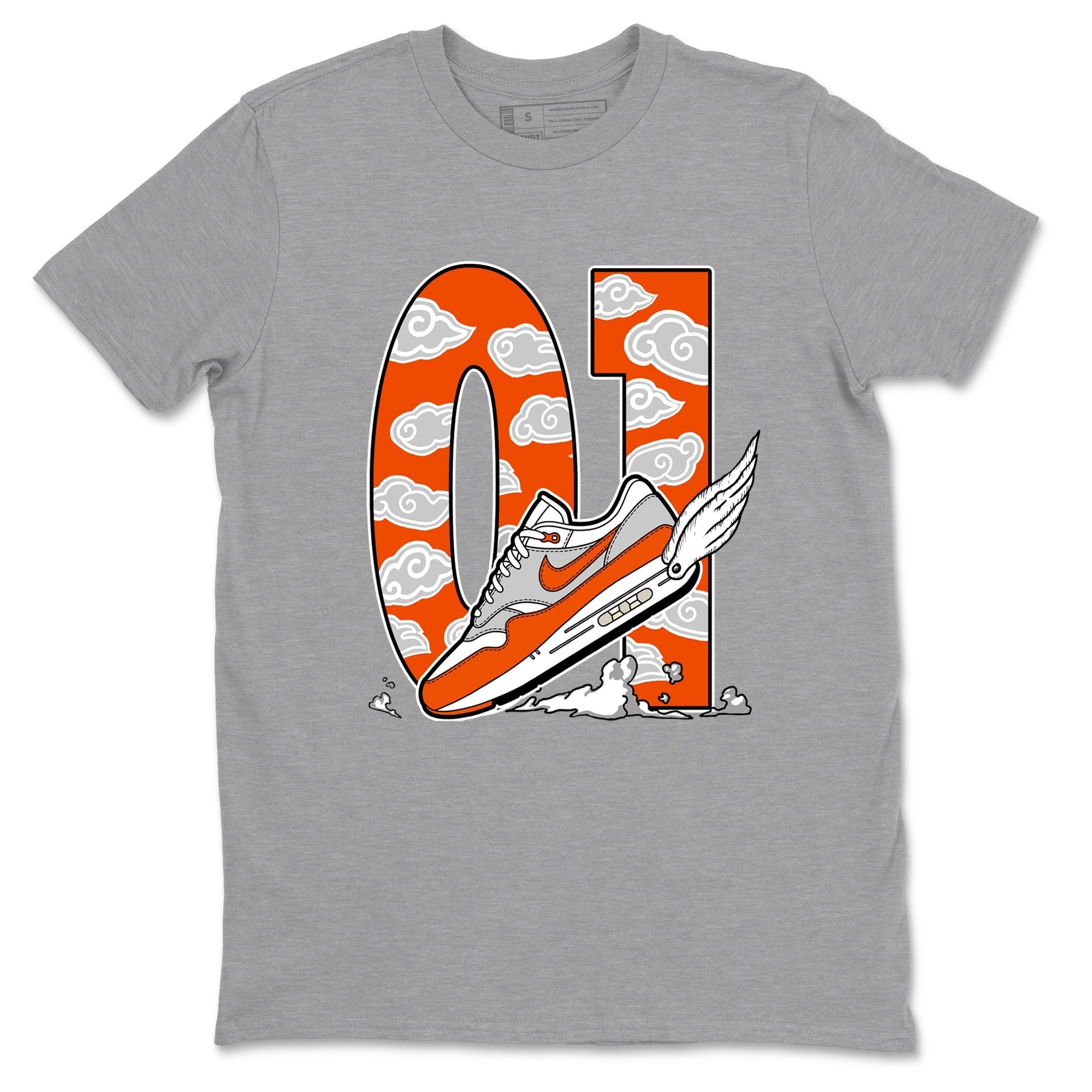 Fly To The Clouds snkmatch Tees - Air Max 1 Cosmic Clay