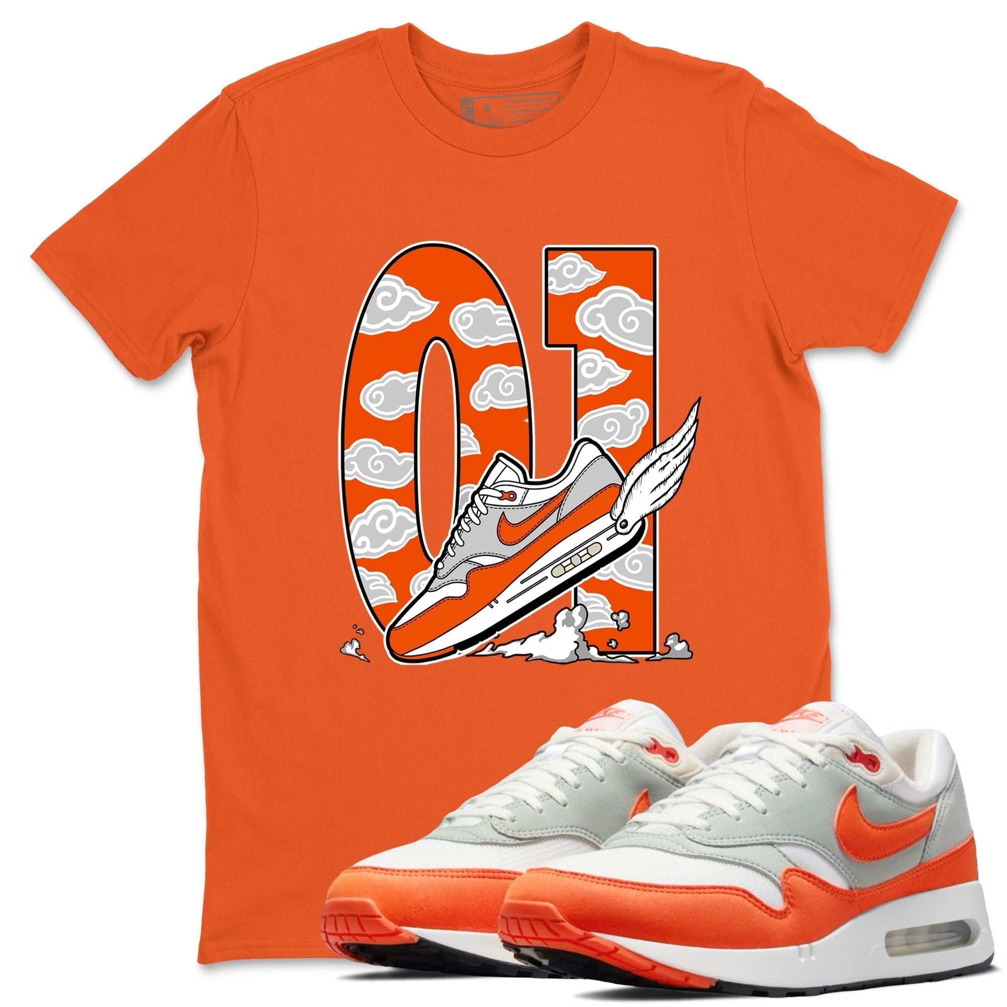 Fly To The Clouds snkmatch Tees - Air Max 1 Cosmic Clay