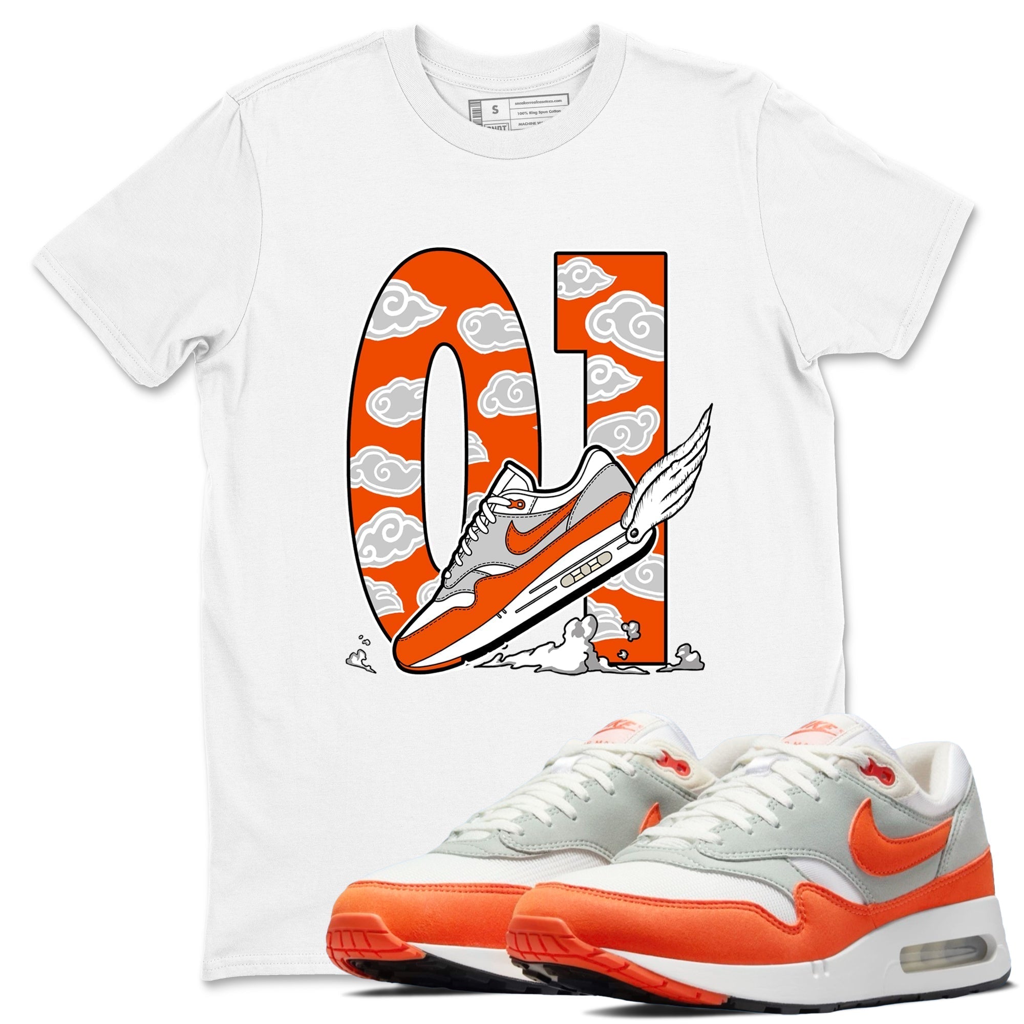 Fly To The Clouds snkmatch Tees - Air Max 1 Cosmic Clay