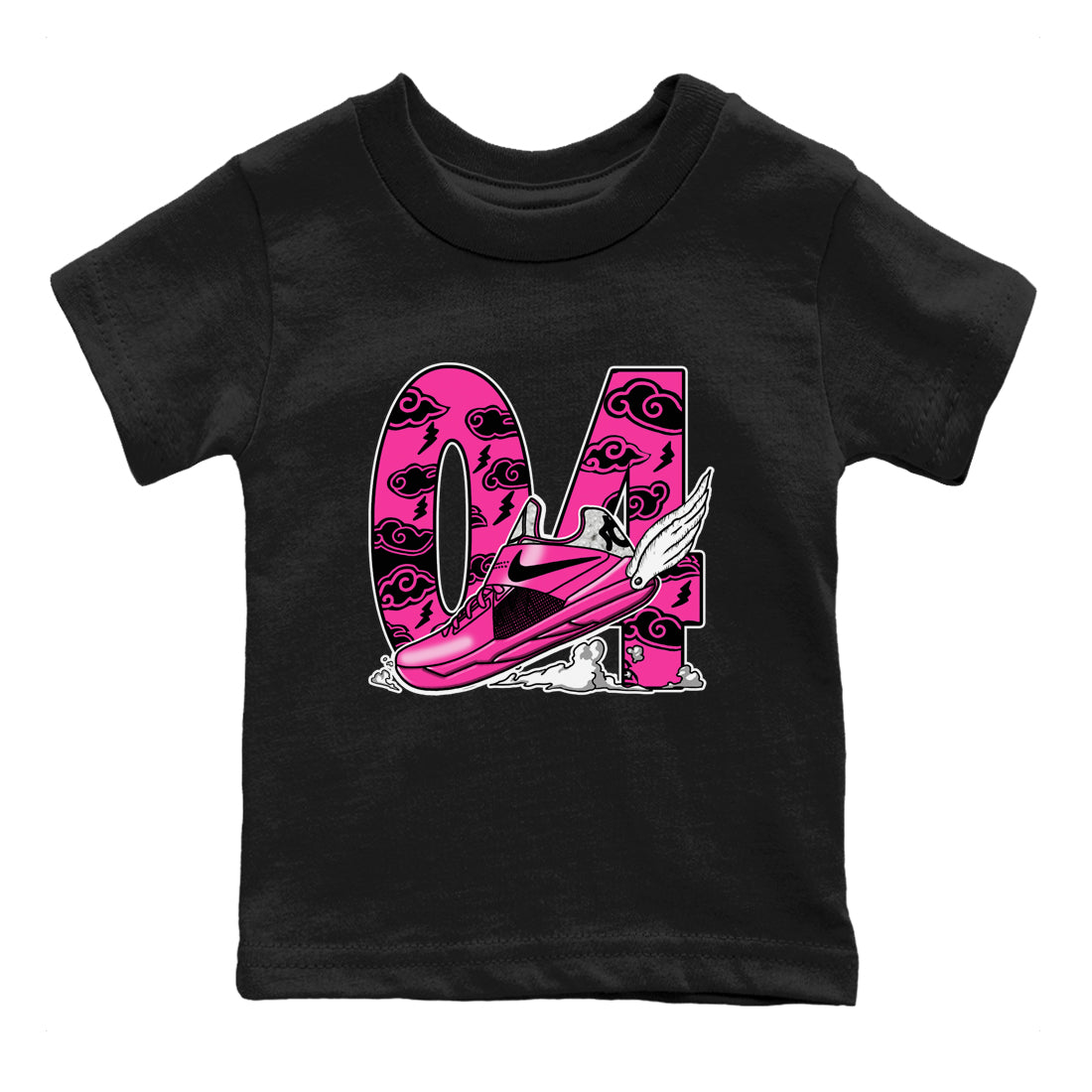 Fly To The Clouds snkmatch Tees Kids - Nike KD 4 Aunt Pearl