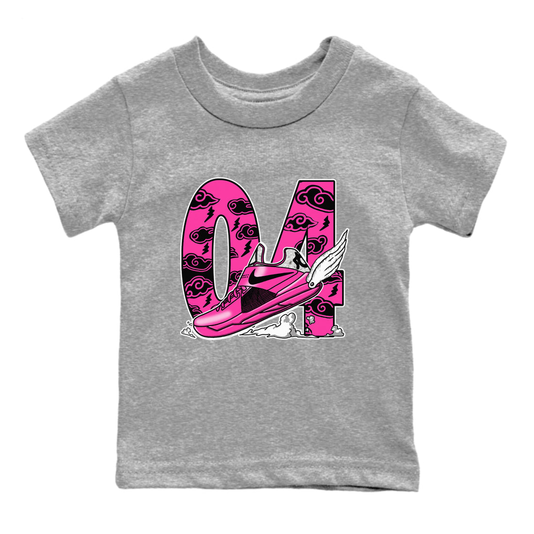 Fly To The Clouds snkmatch Tees Kids - Nike KD 4 Aunt Pearl